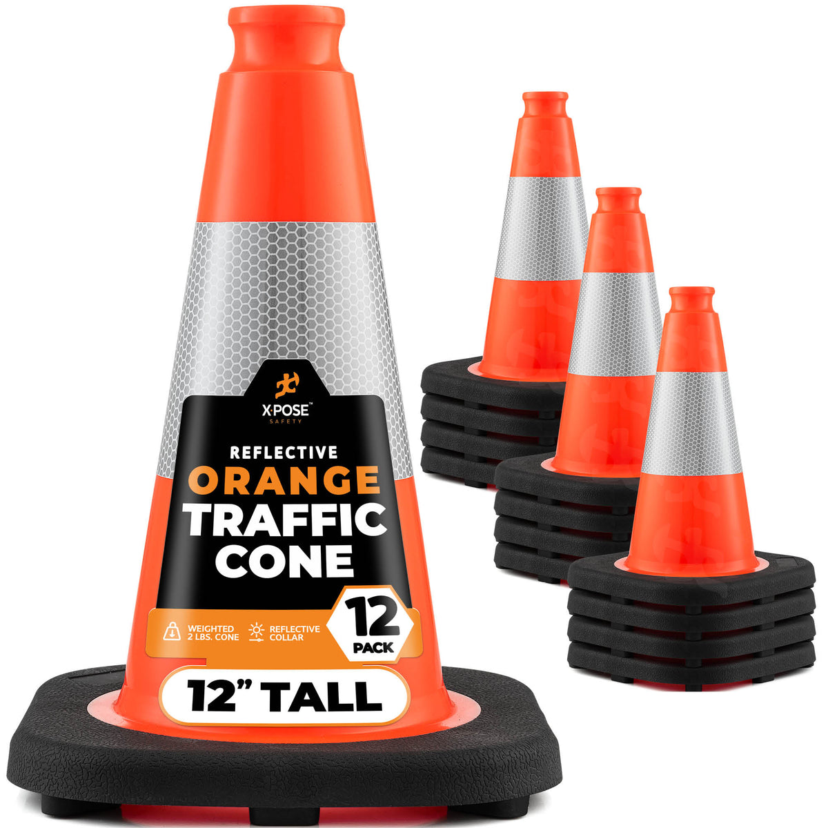 12" Orange Traffic Cone
