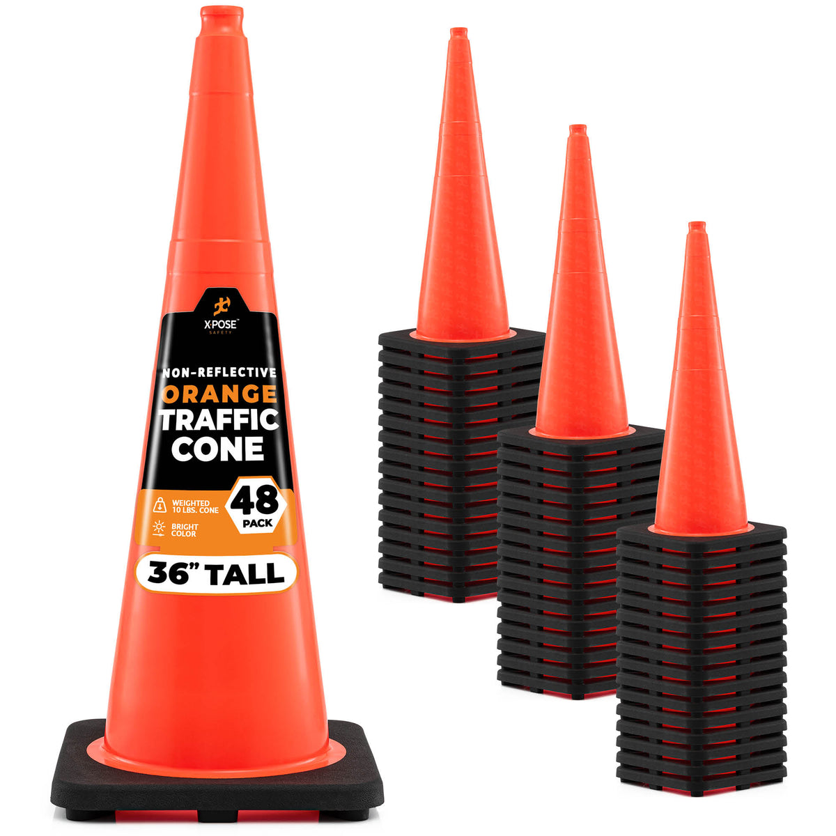 36" Orange Traffic Cone