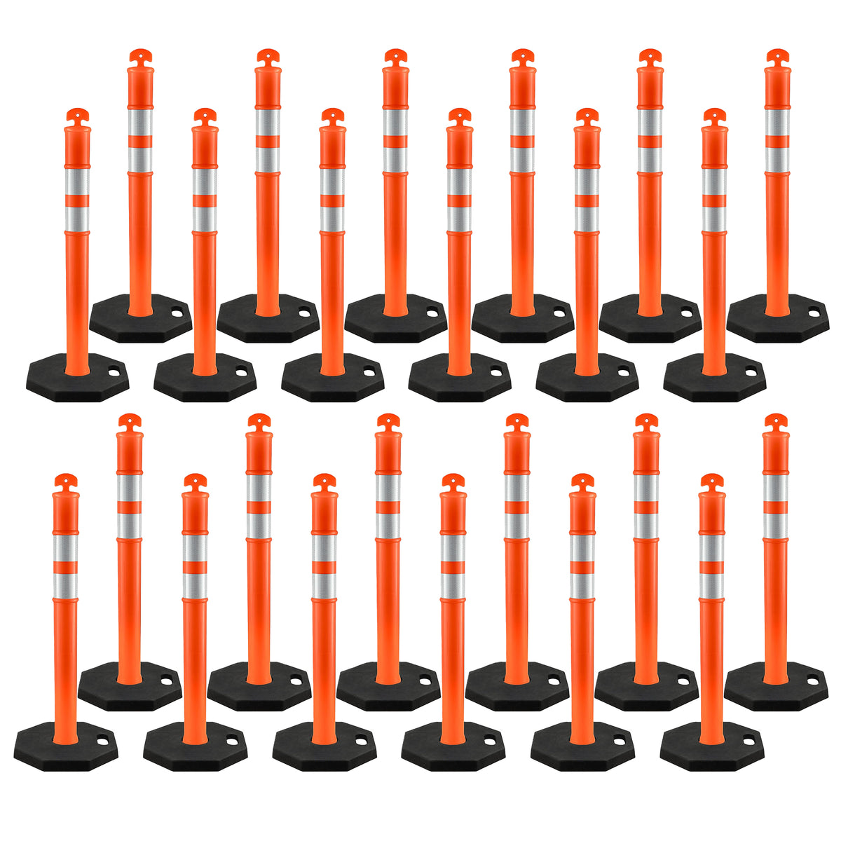44" Delineator Post With Base