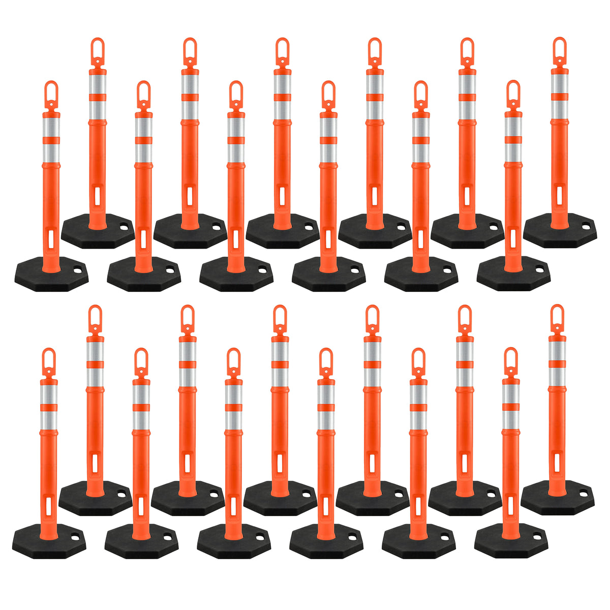 44" Delineator Post With Base
