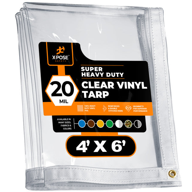Clear Vinyl Tarp 20 Mil
