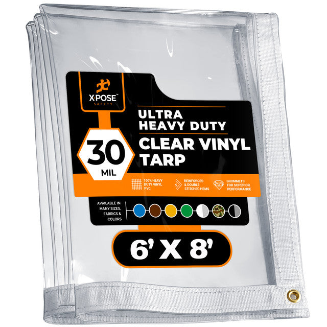 Clear Vinyl Tarp 30 Mil