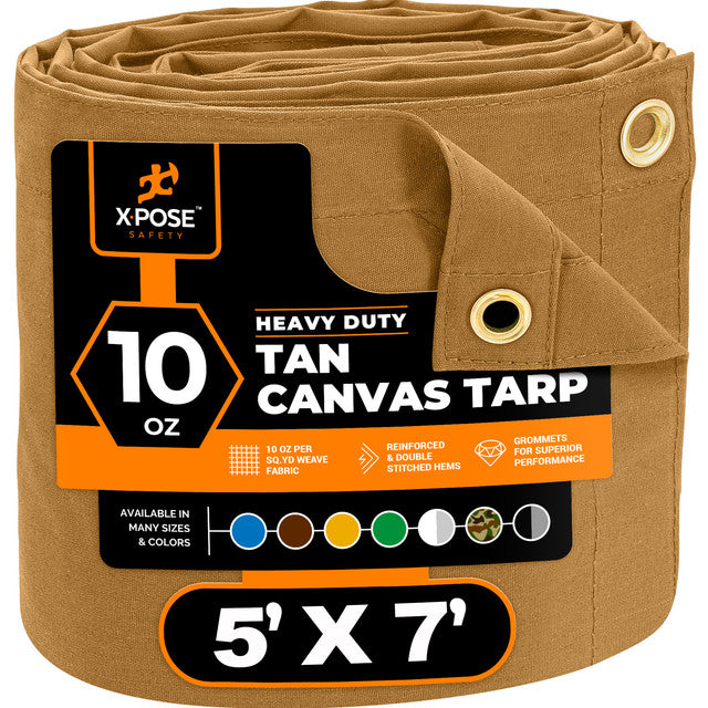 Tan Canvas Tarps 10oz