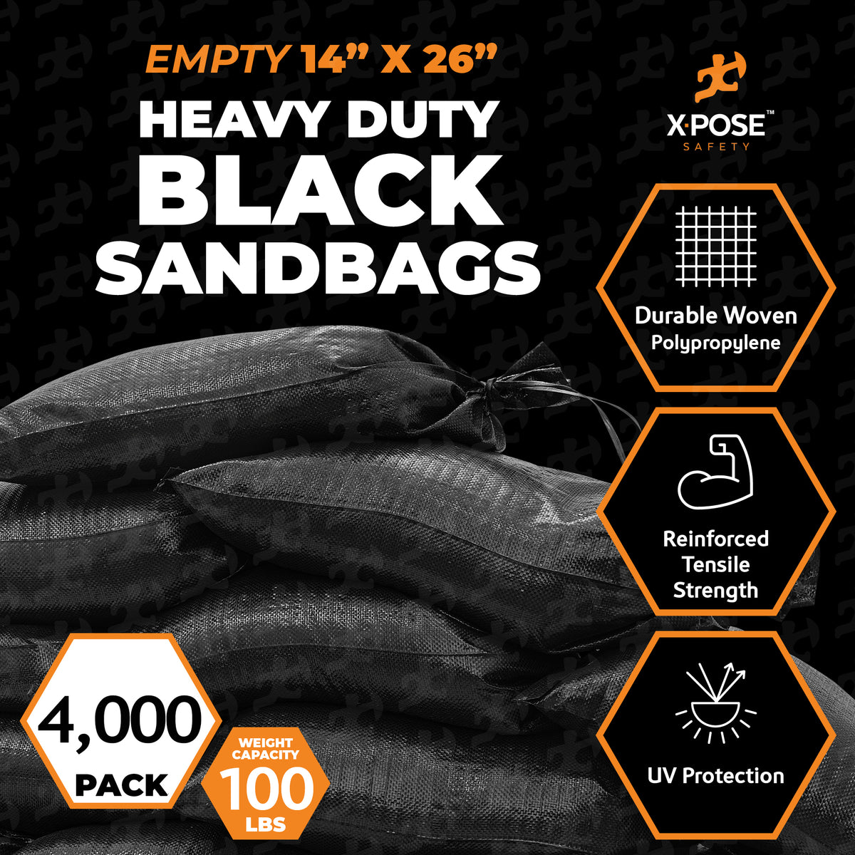 H/D Woven Polypropylene Empty Sand Bags
