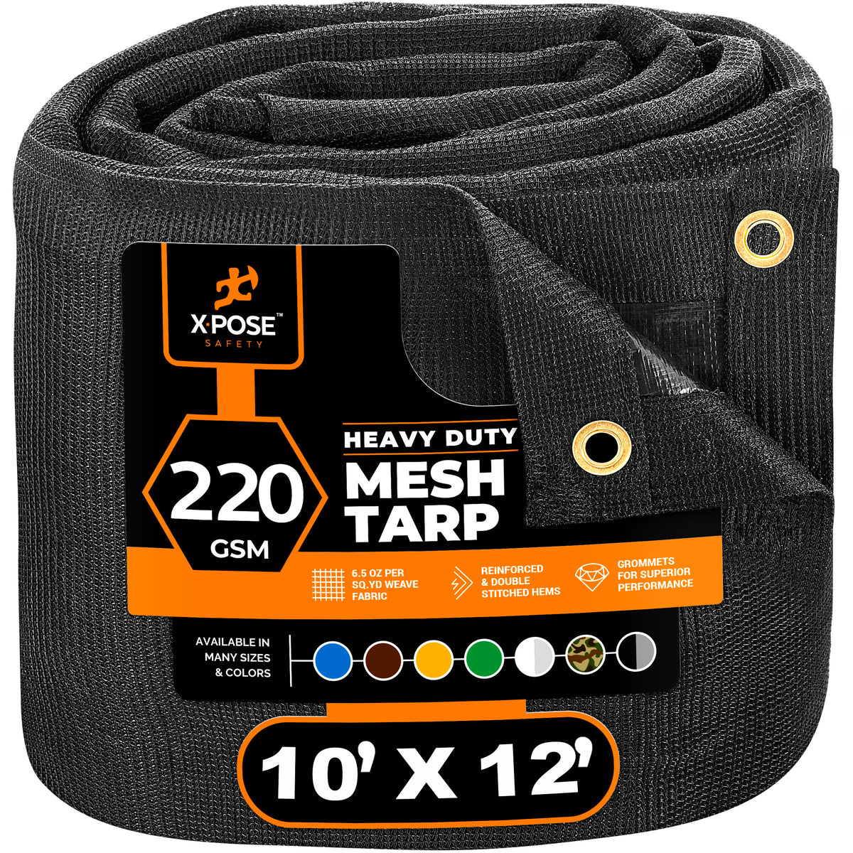 Black Mesh Truck Tarp