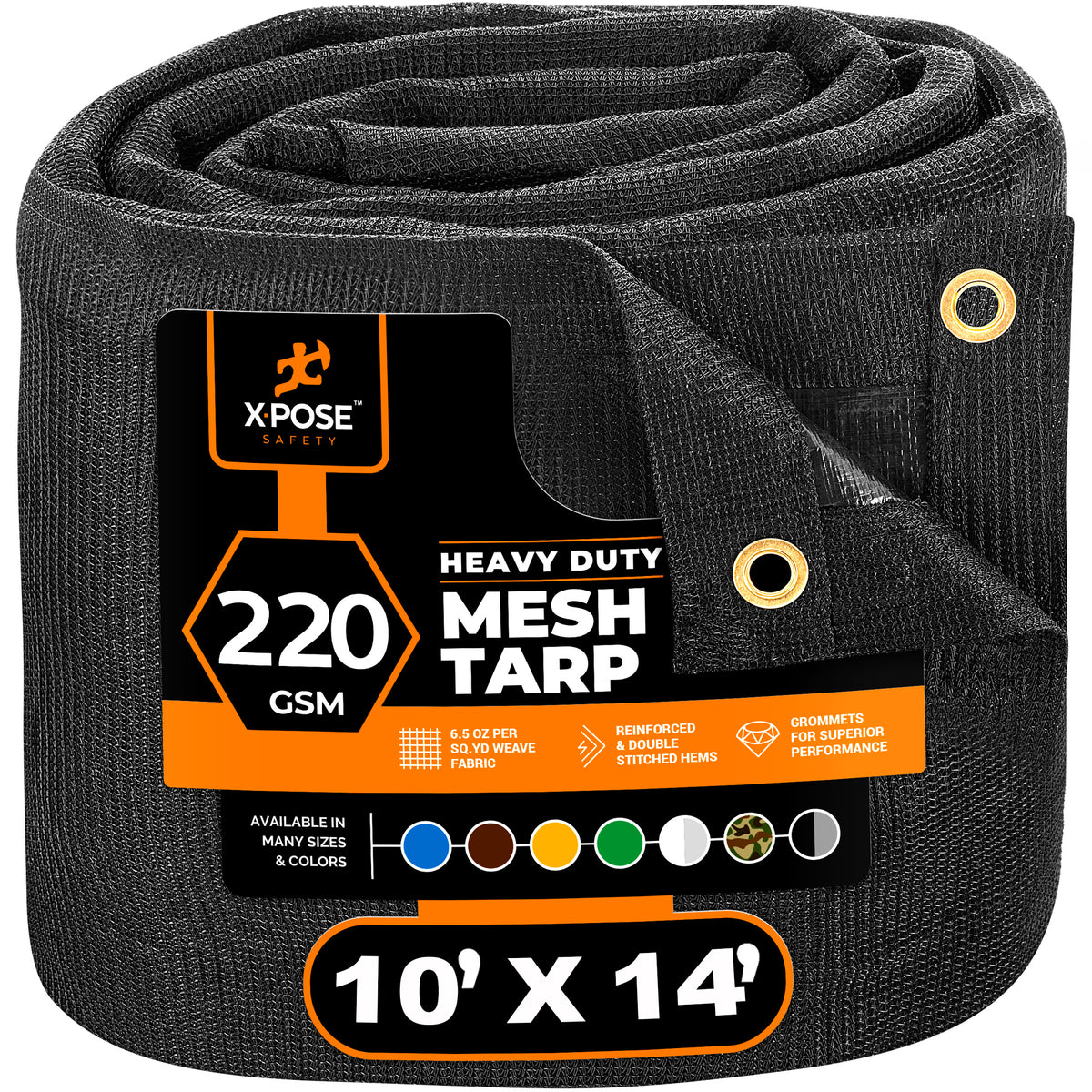 Black Mesh Truck Tarp