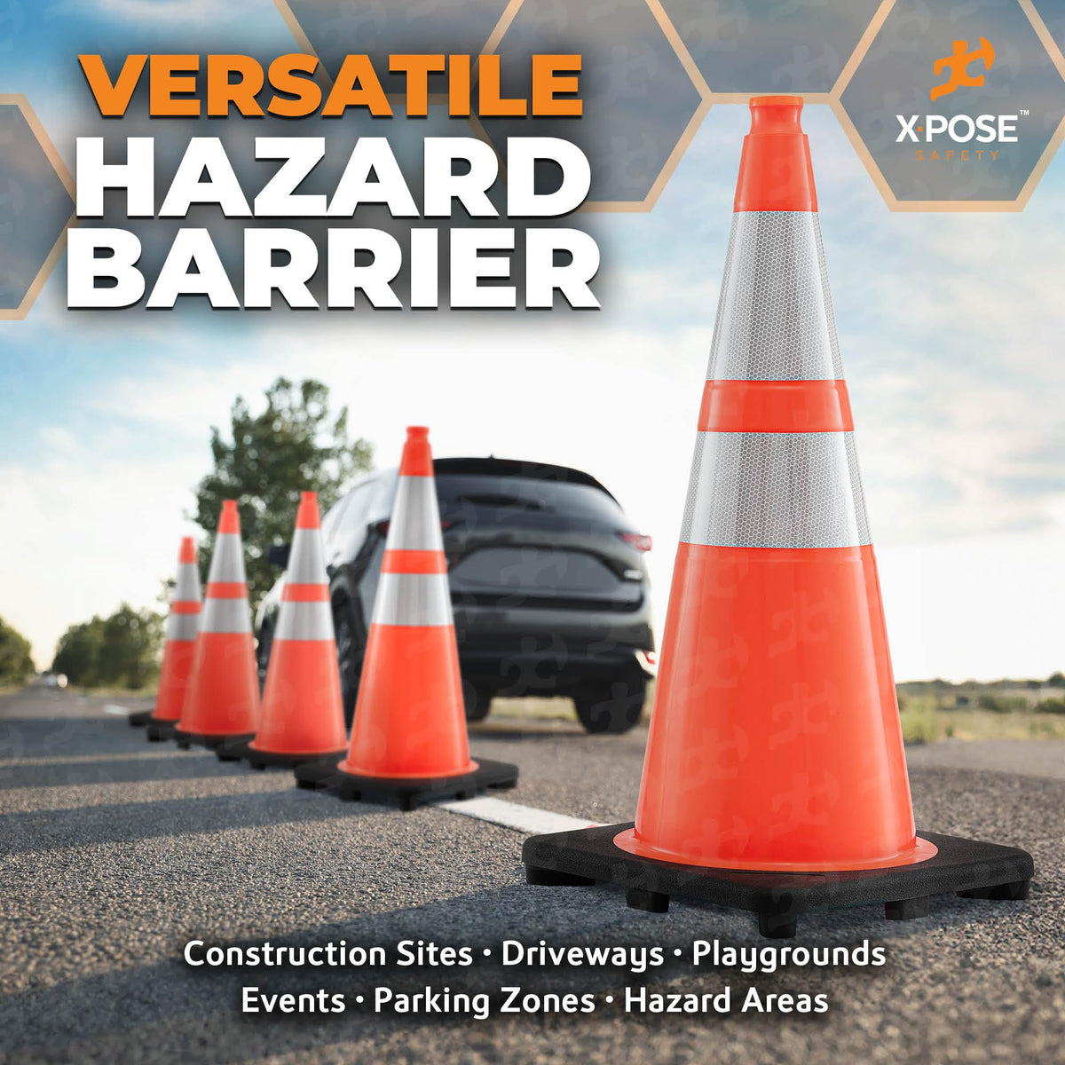 36" Orange Traffic Cone