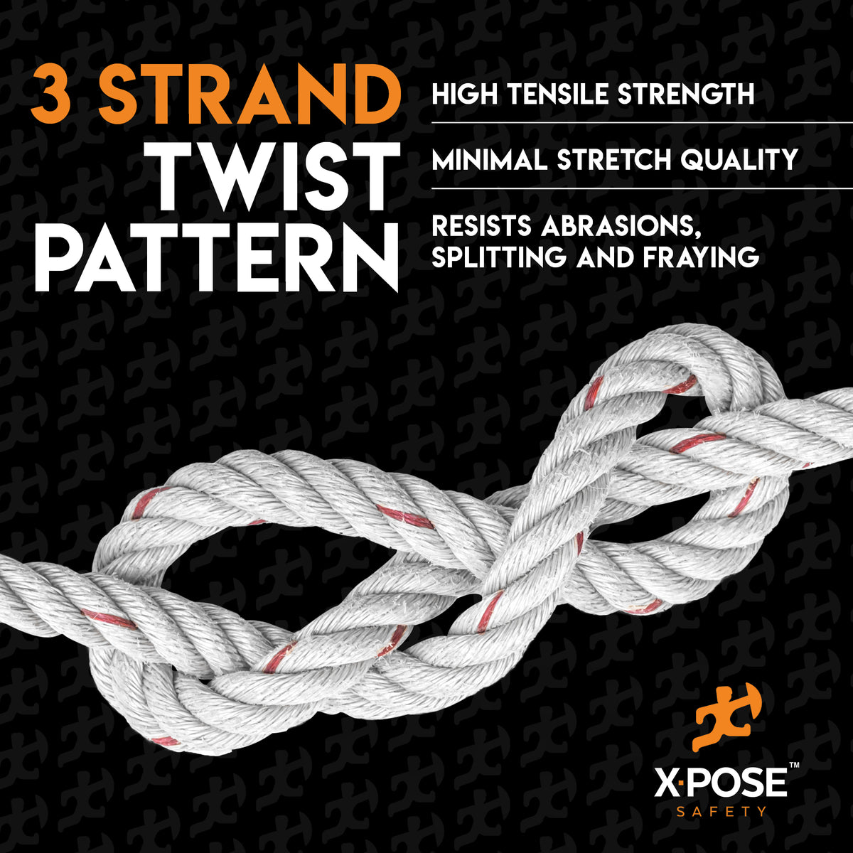 Poly Combo 3 Strand Safety Rope