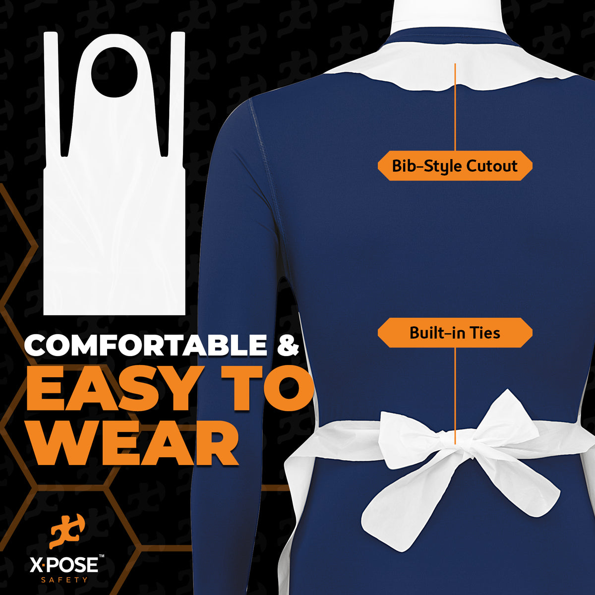 Heavy Duty Disposable Poly Aprons