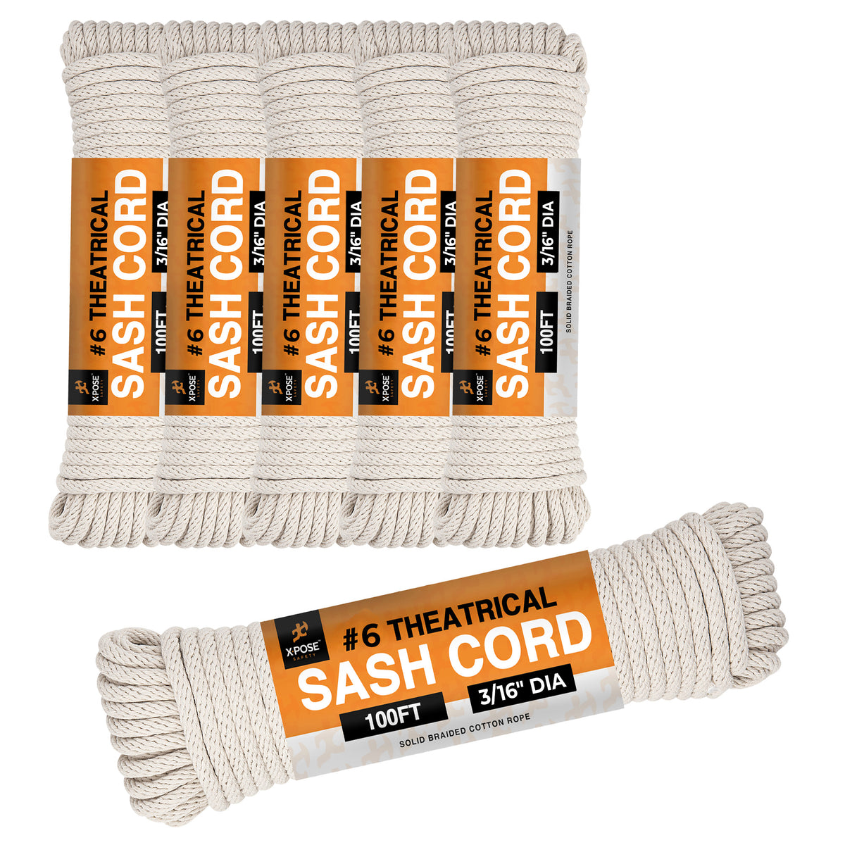 Braided Cotton Sash Cord Rope