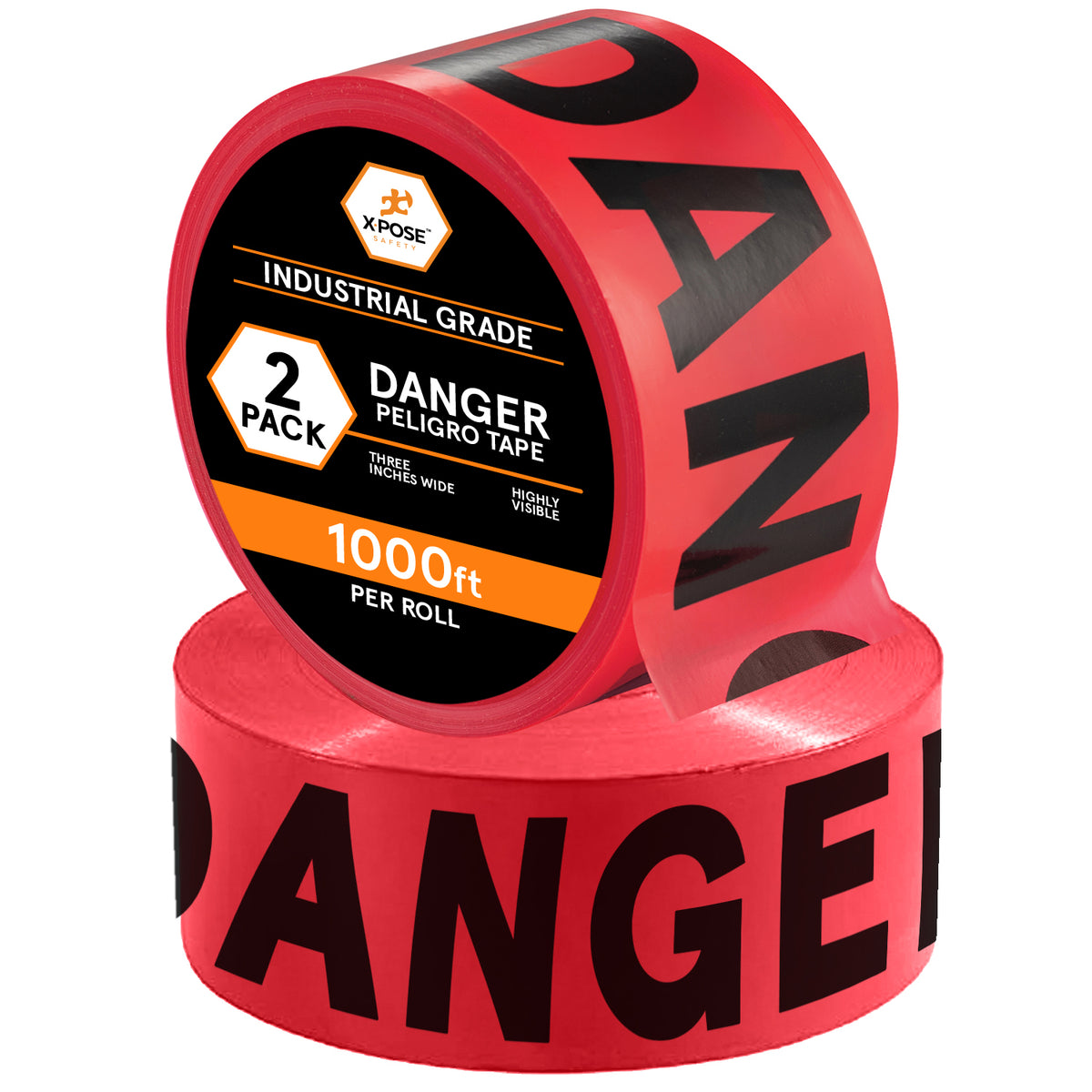 3" Barricade Tape Roll 1000 FT