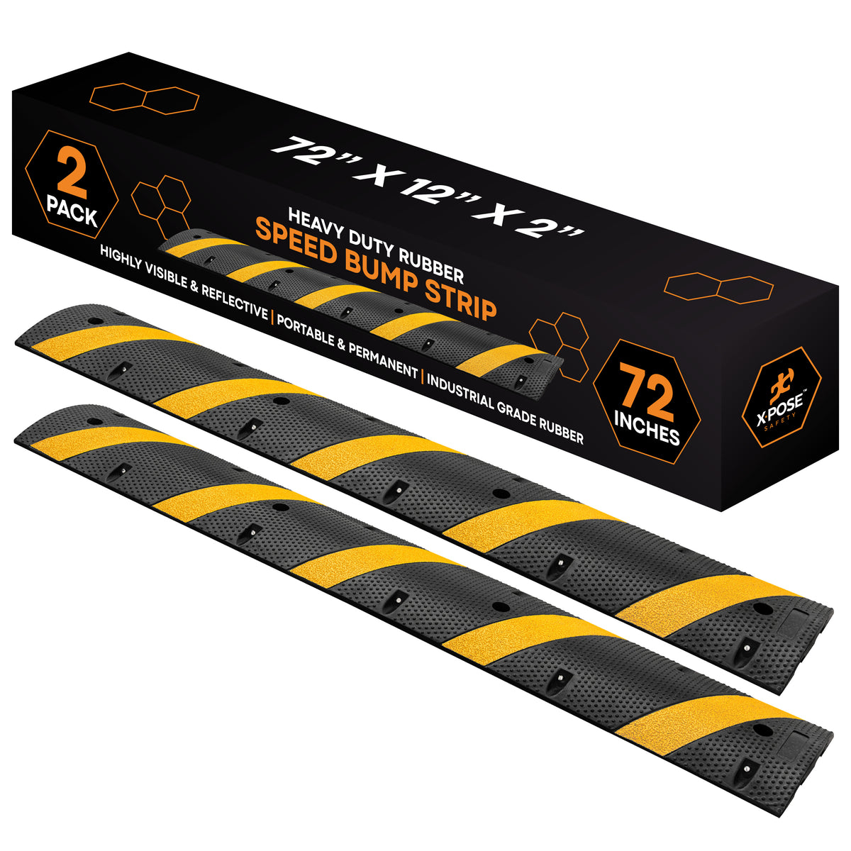 6FT Rubber Speed Bump