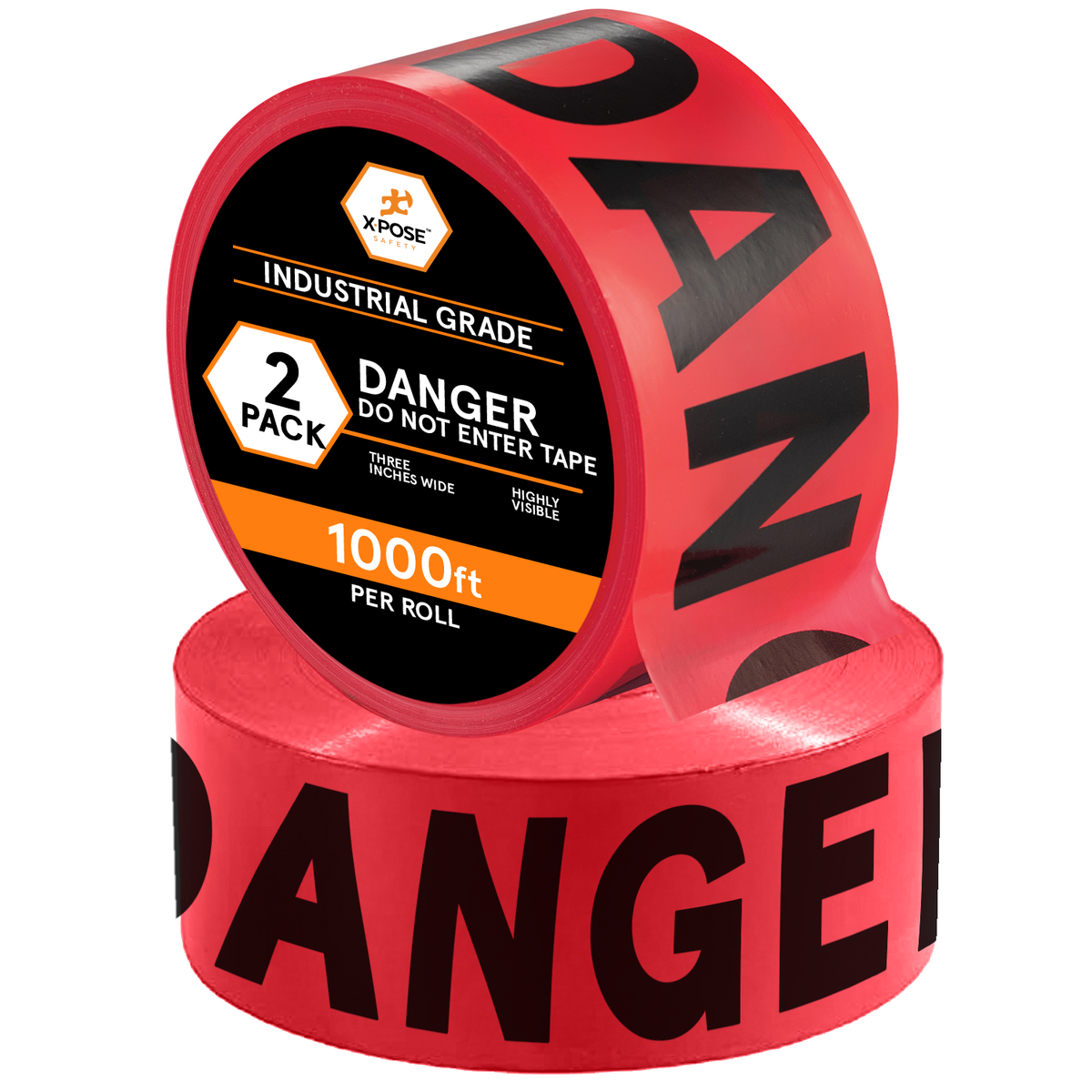 3" Barricade Tape Roll 1000 FT