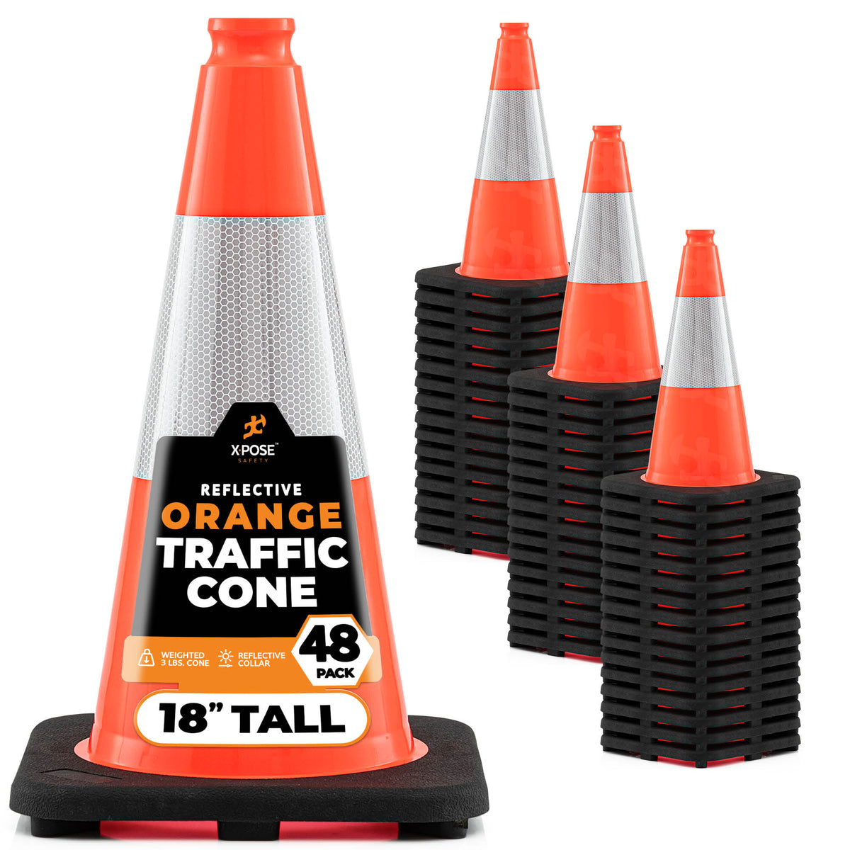 18" Orange Traffic Cone