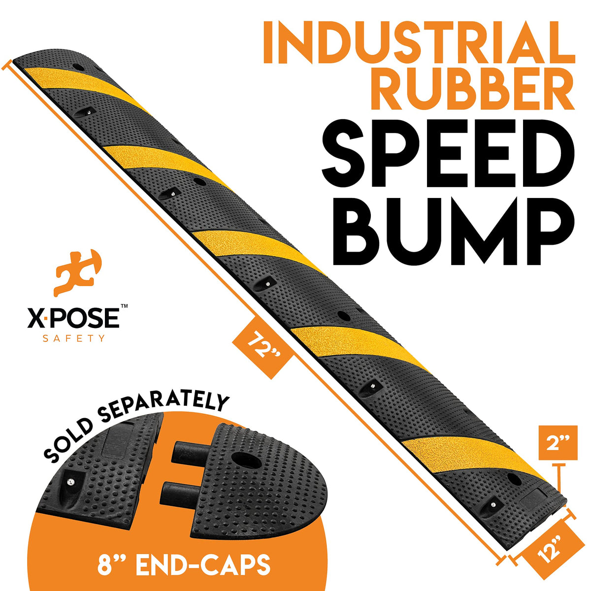 6FT Rubber Speed Bump