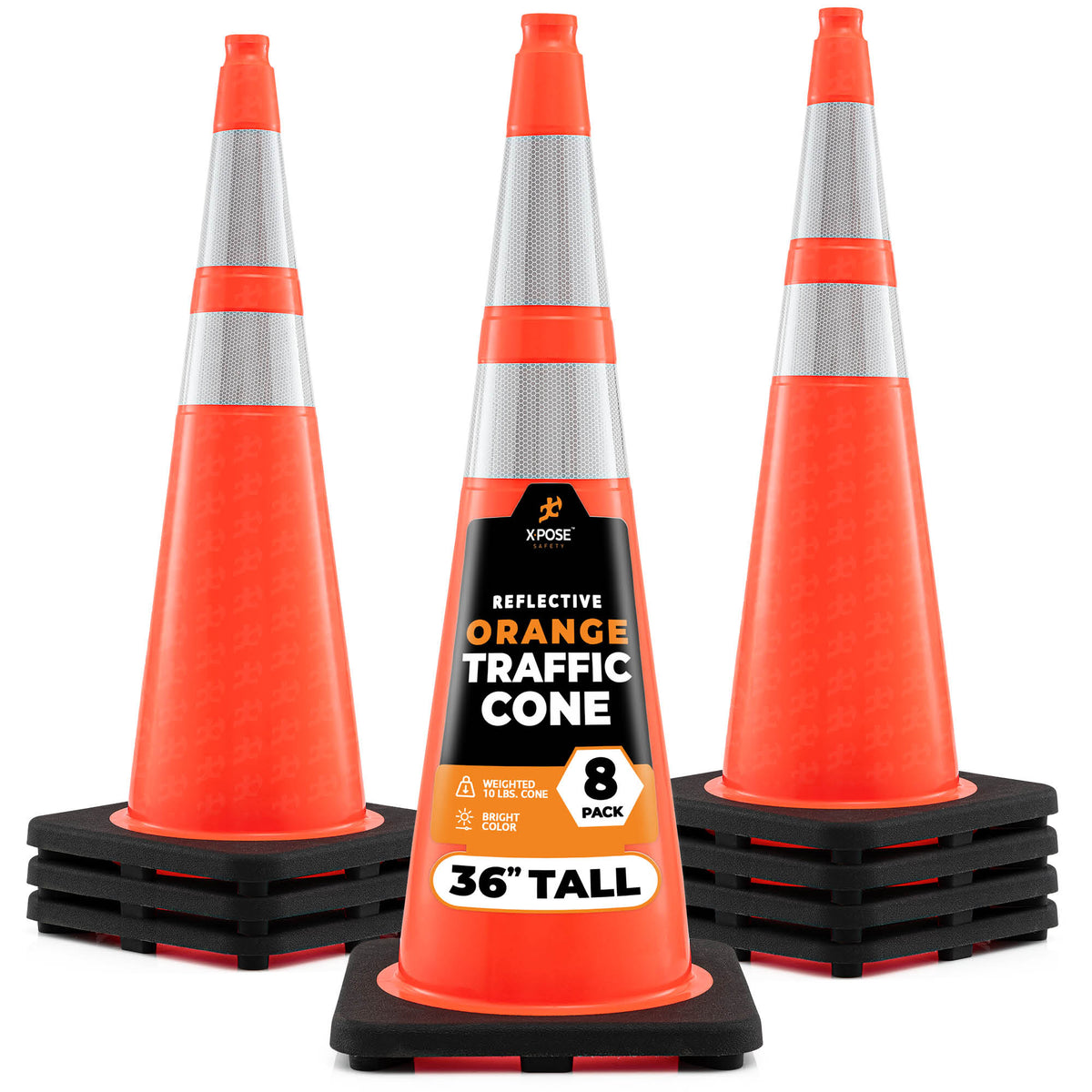 36" Orange Traffic Cone