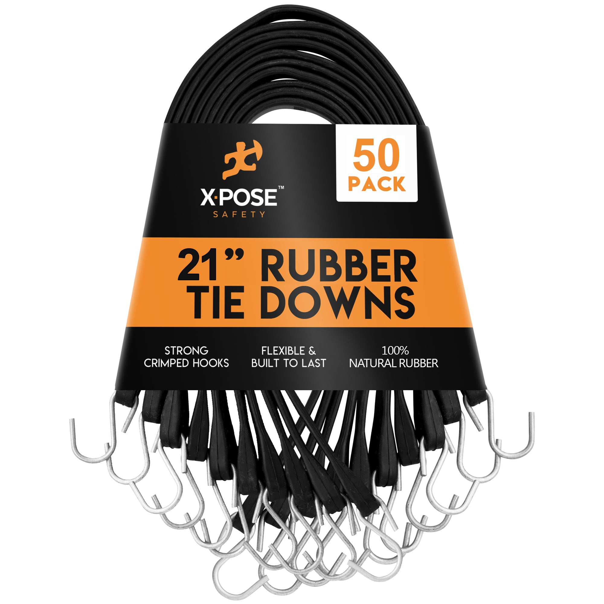 Rubber Tie Down With Hooks