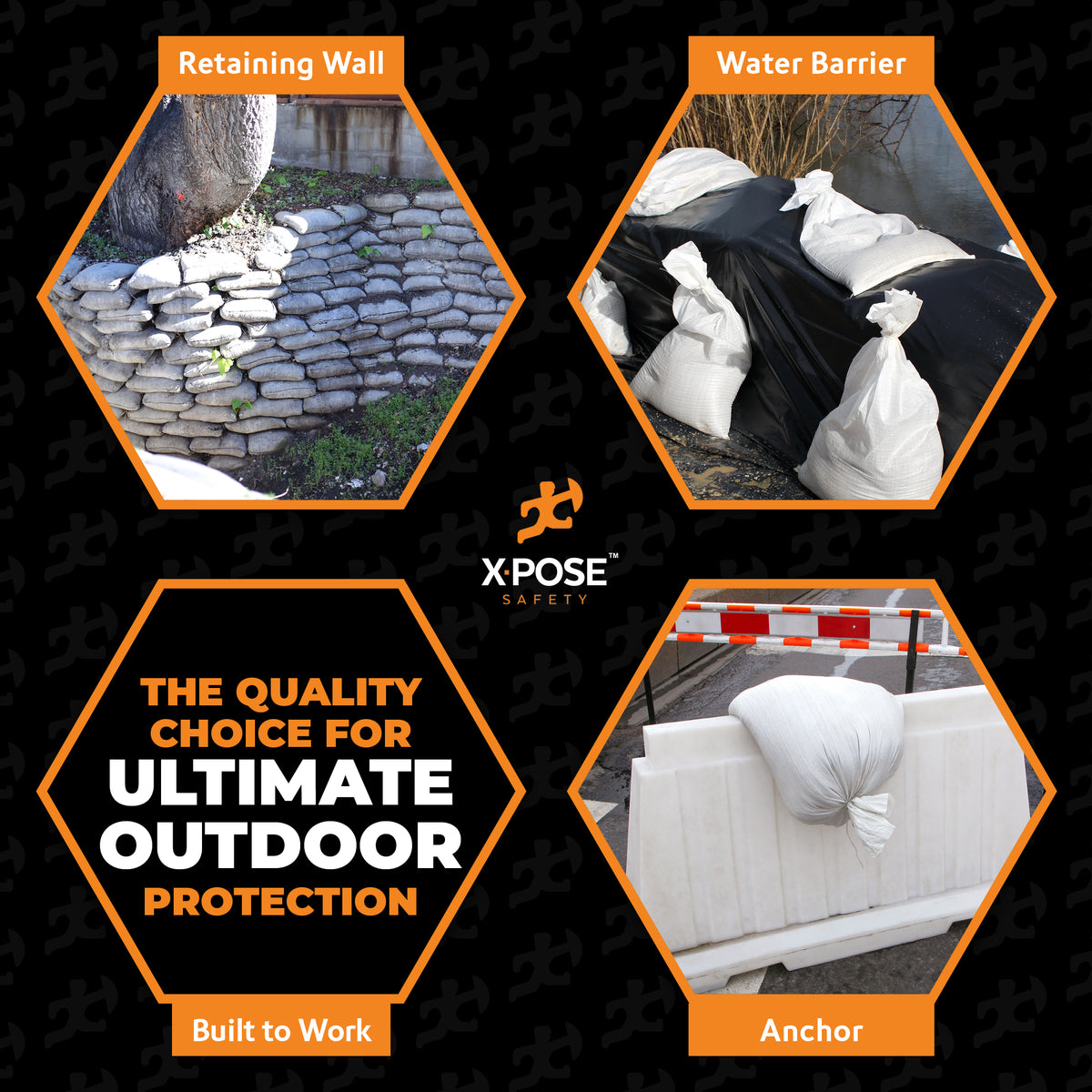 H/D Woven Polypropylene Empty Sand Bags