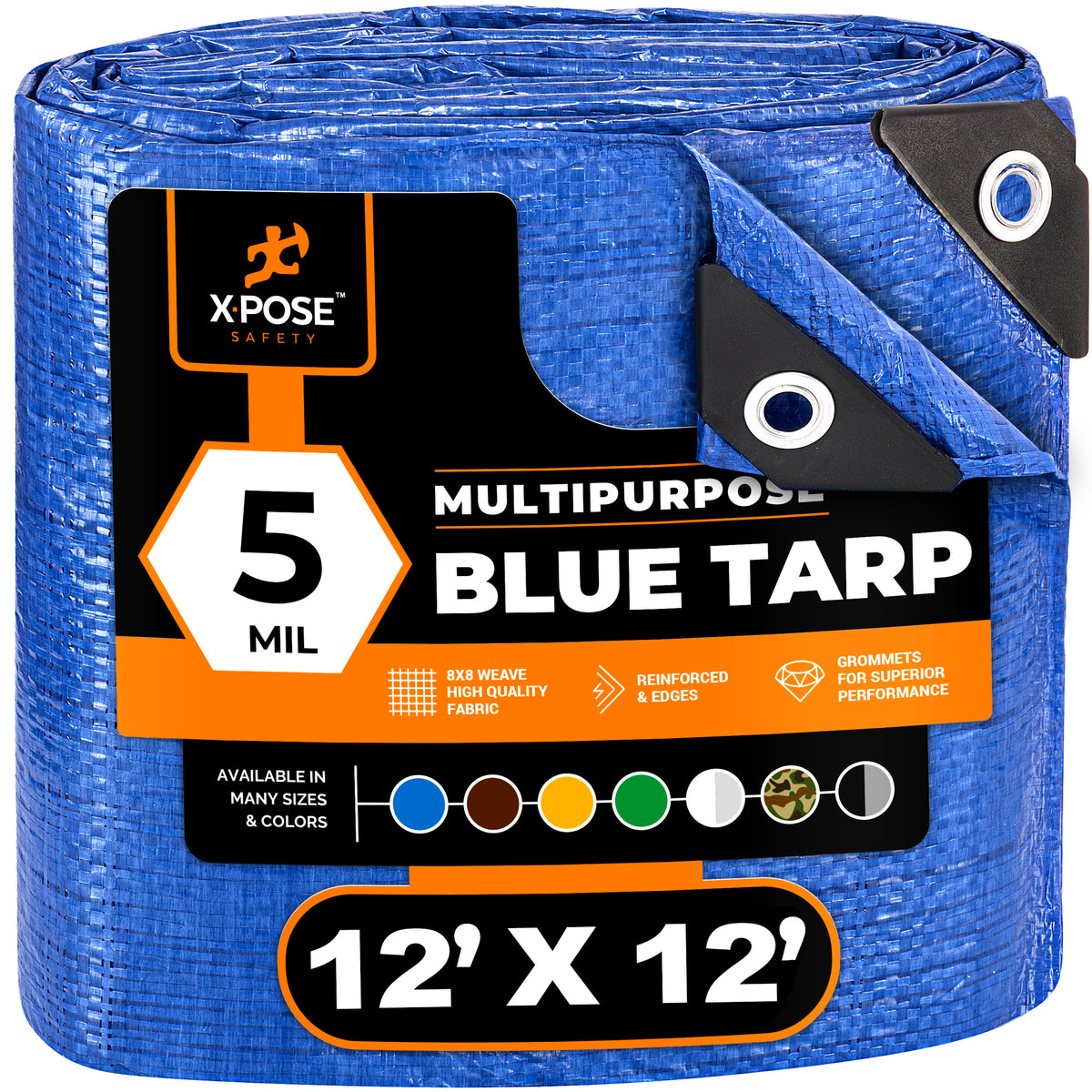 5 Mil Blue Poly Tarps