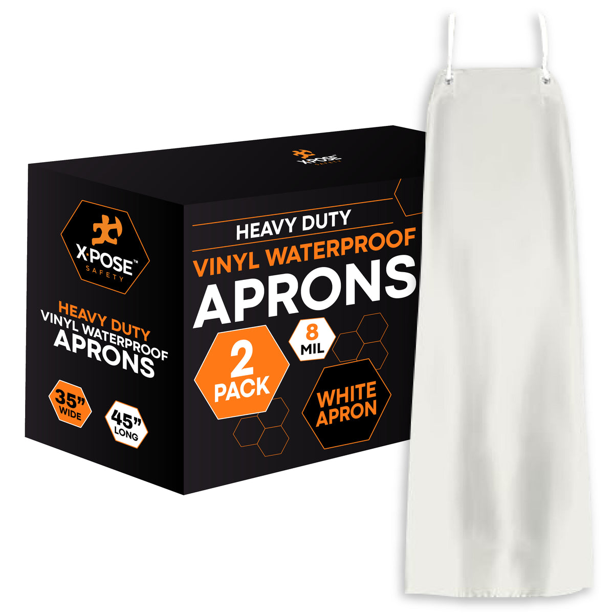 Vinyl Aprons 8 Mil