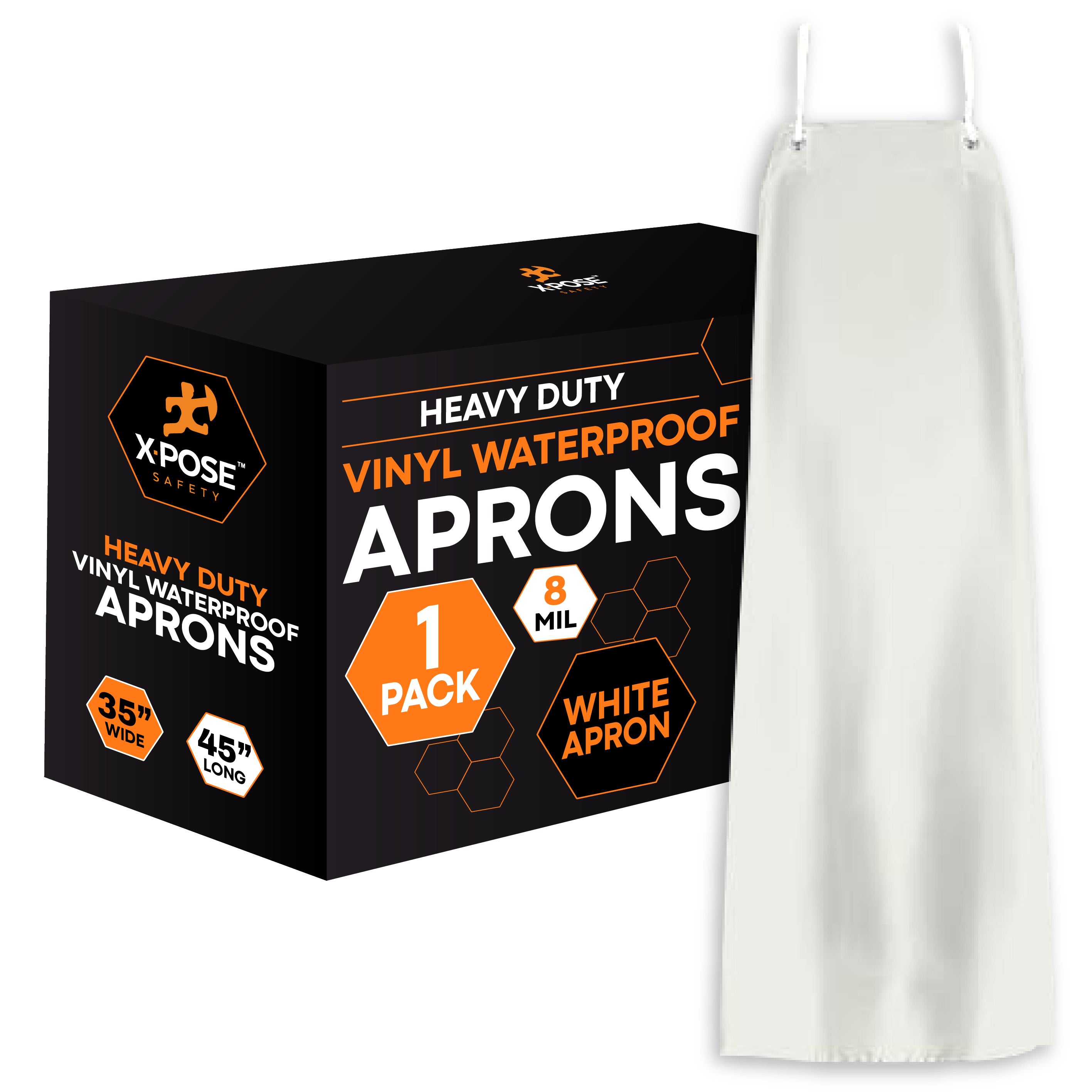 Vinyl Aprons 8 Mil