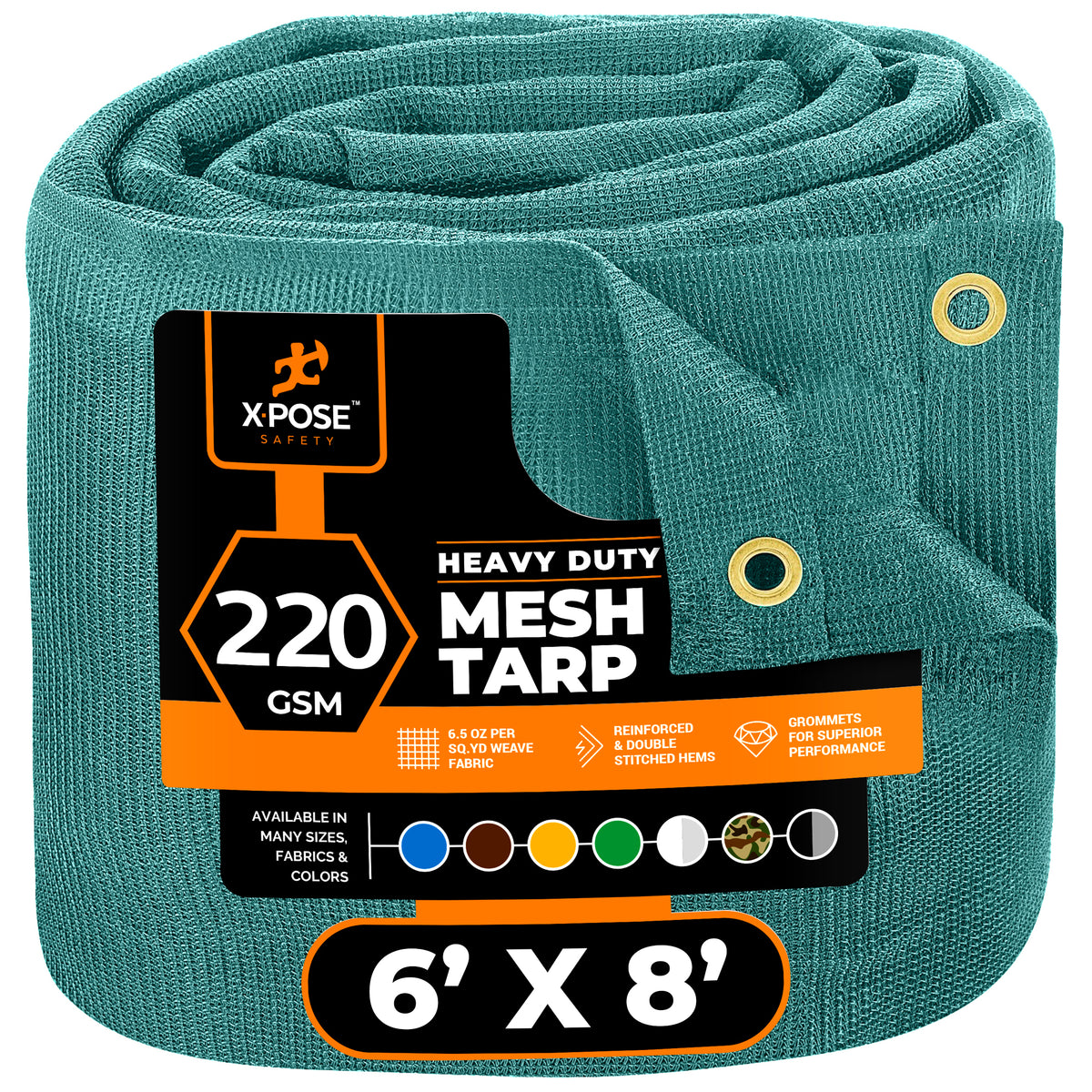 Green Mesh Truck Tarp