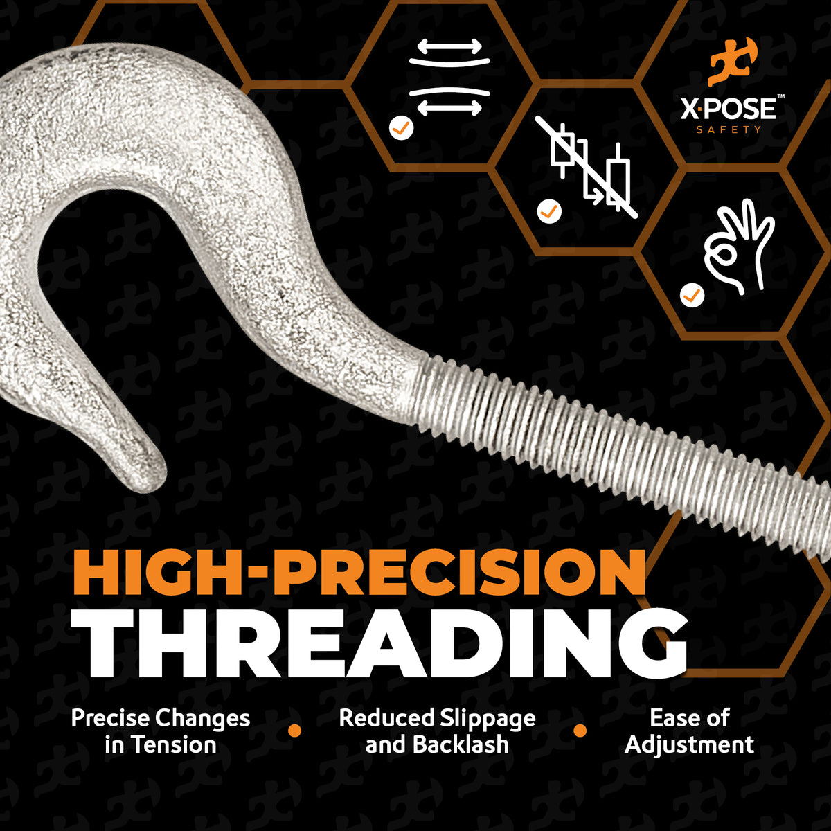 Galvanized Steel Hook & Eye Turnbuckle