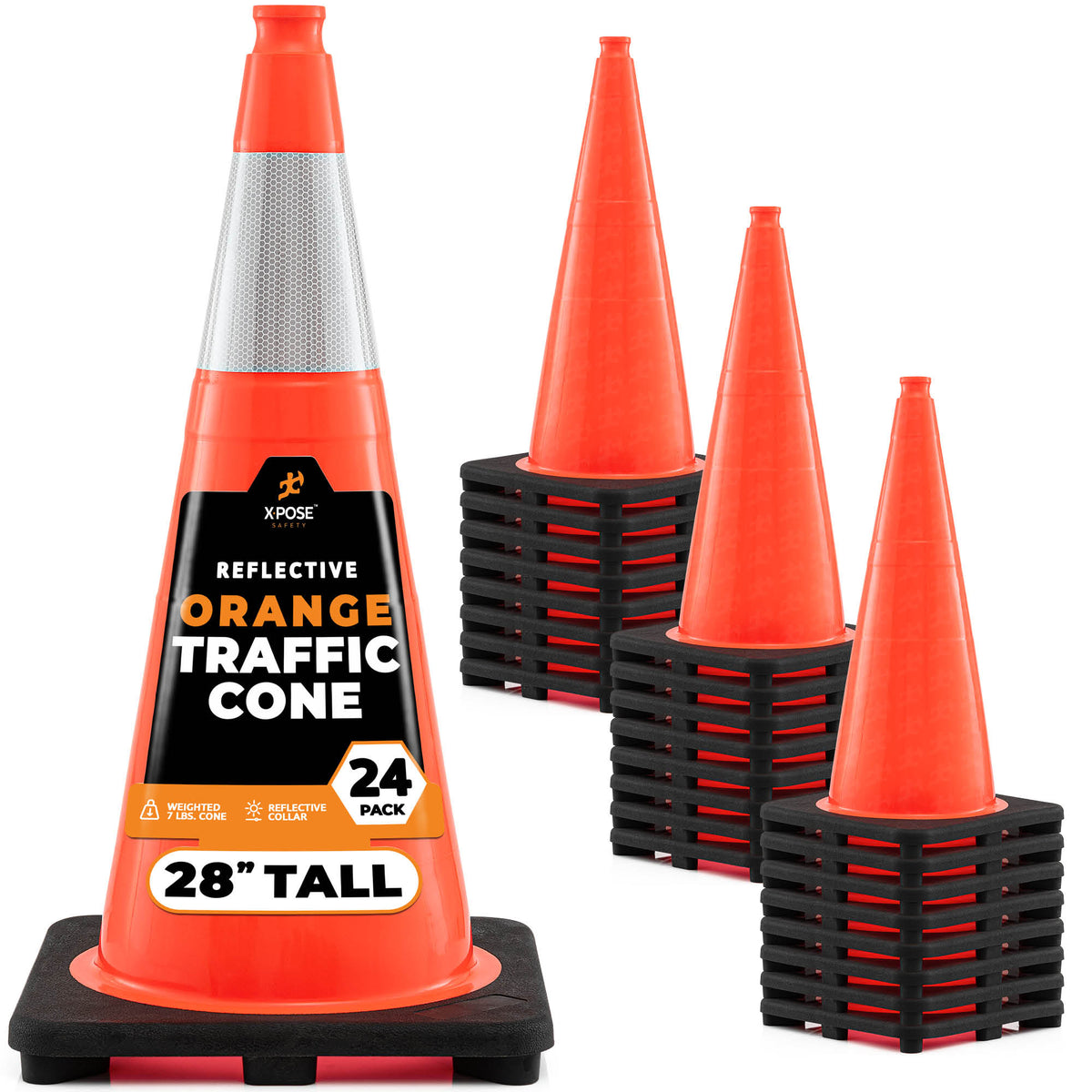 28" Orange Traffic Cone