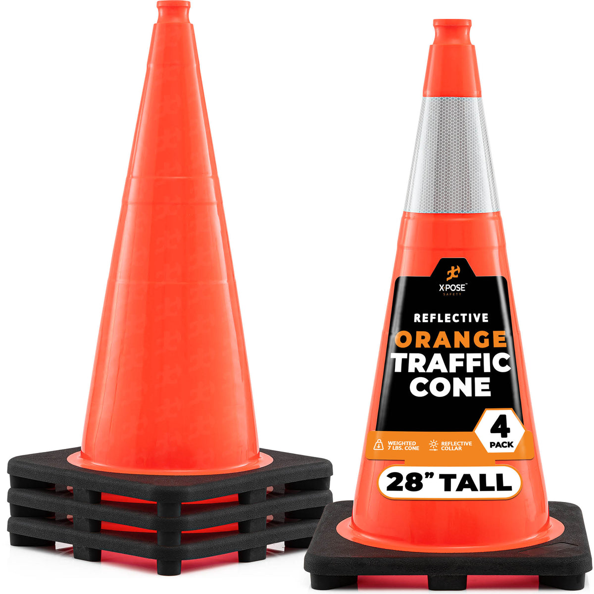 28" Orange Traffic Cone