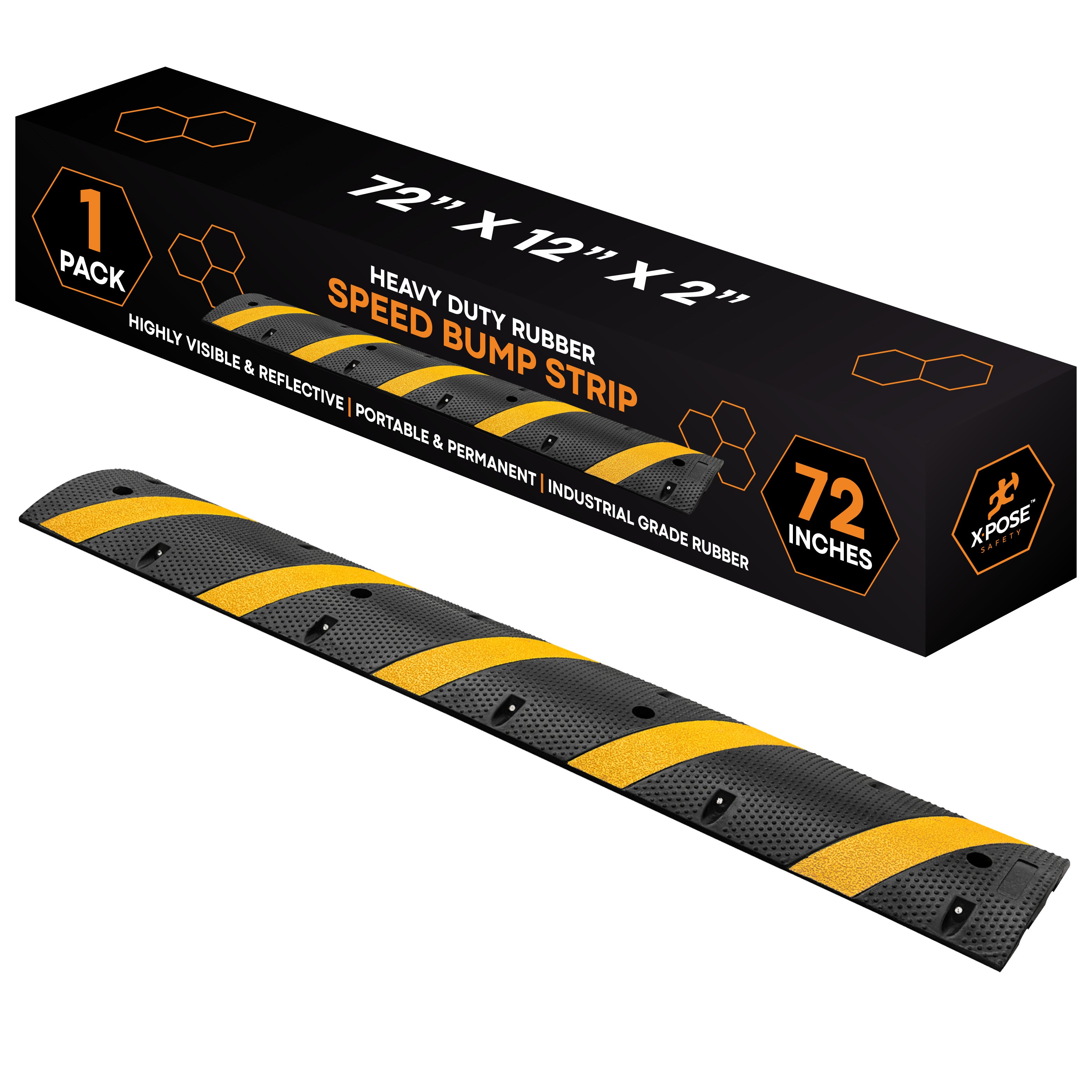 6FT Rubber Speed Bump