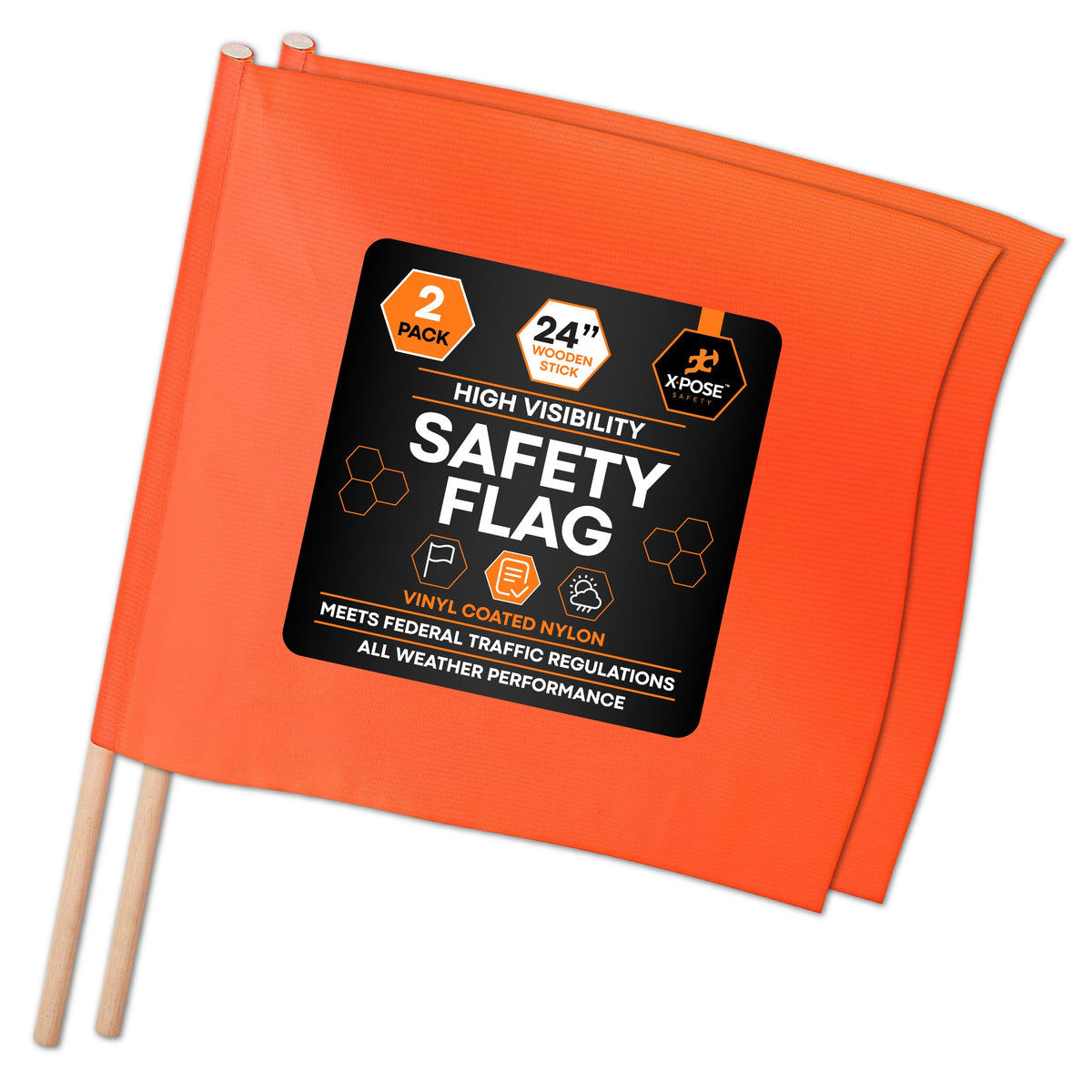 18" X 18" Safety Flag