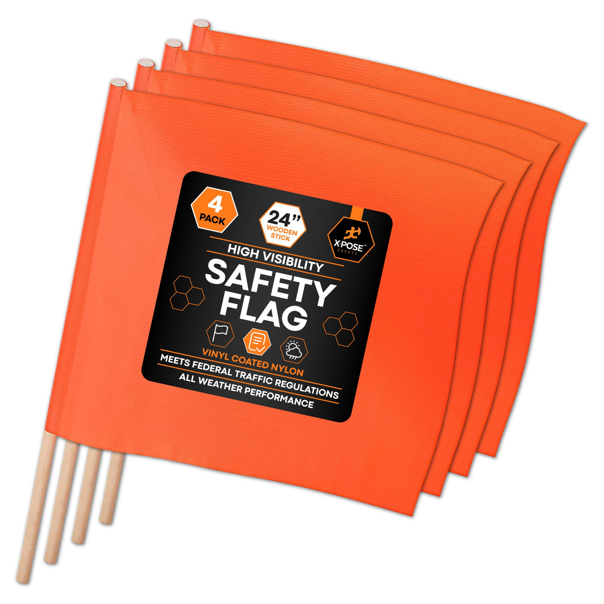 18" X 18" Safety Flag