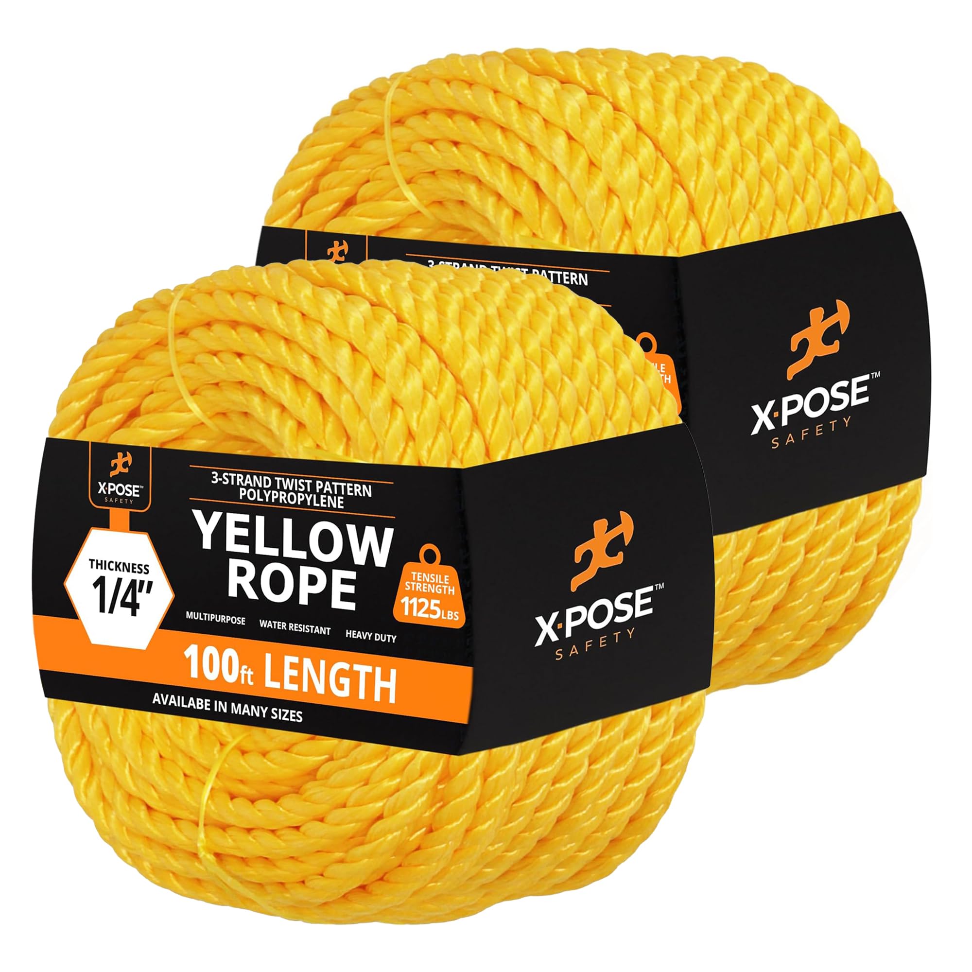 Yellow Twisted Poly Rope