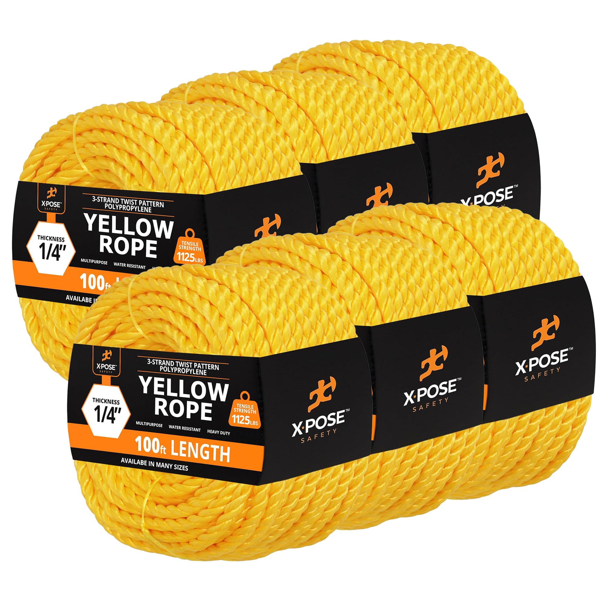 Yellow Twisted Poly Rope