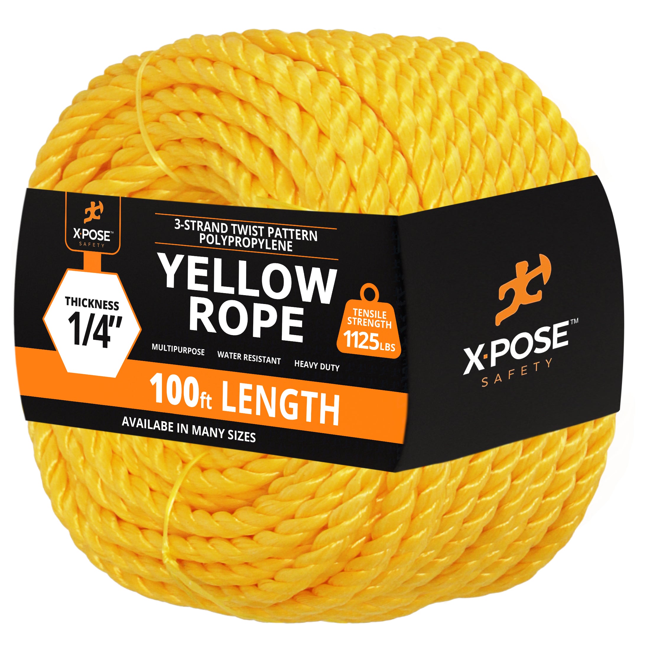 Yellow Twisted Poly Rope