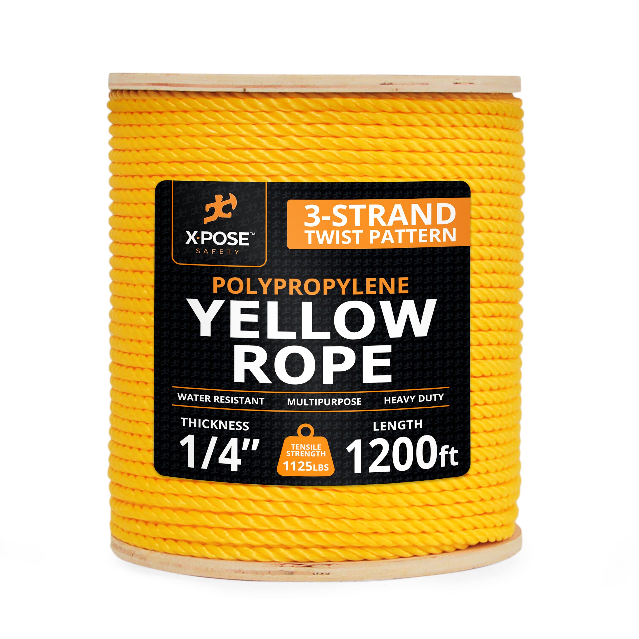 Yellow Twisted Poly Rope