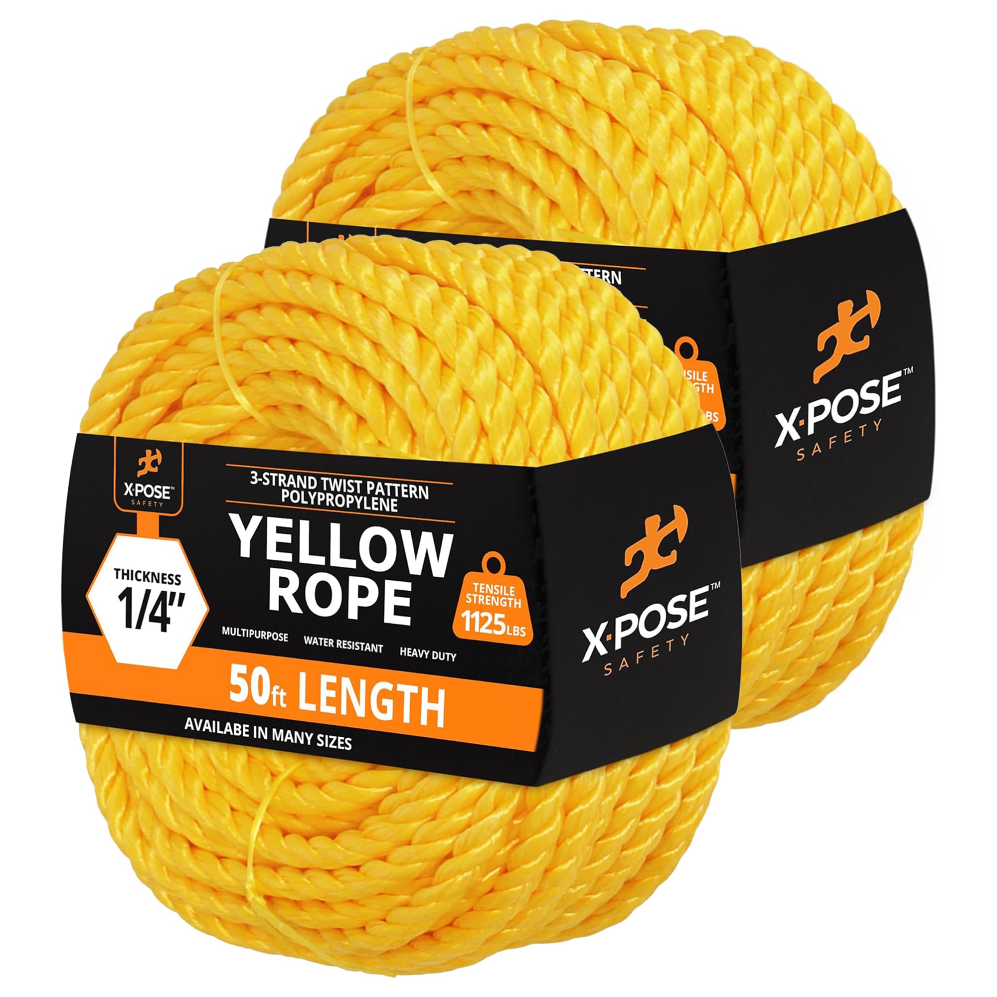 Yellow Twisted Poly Rope