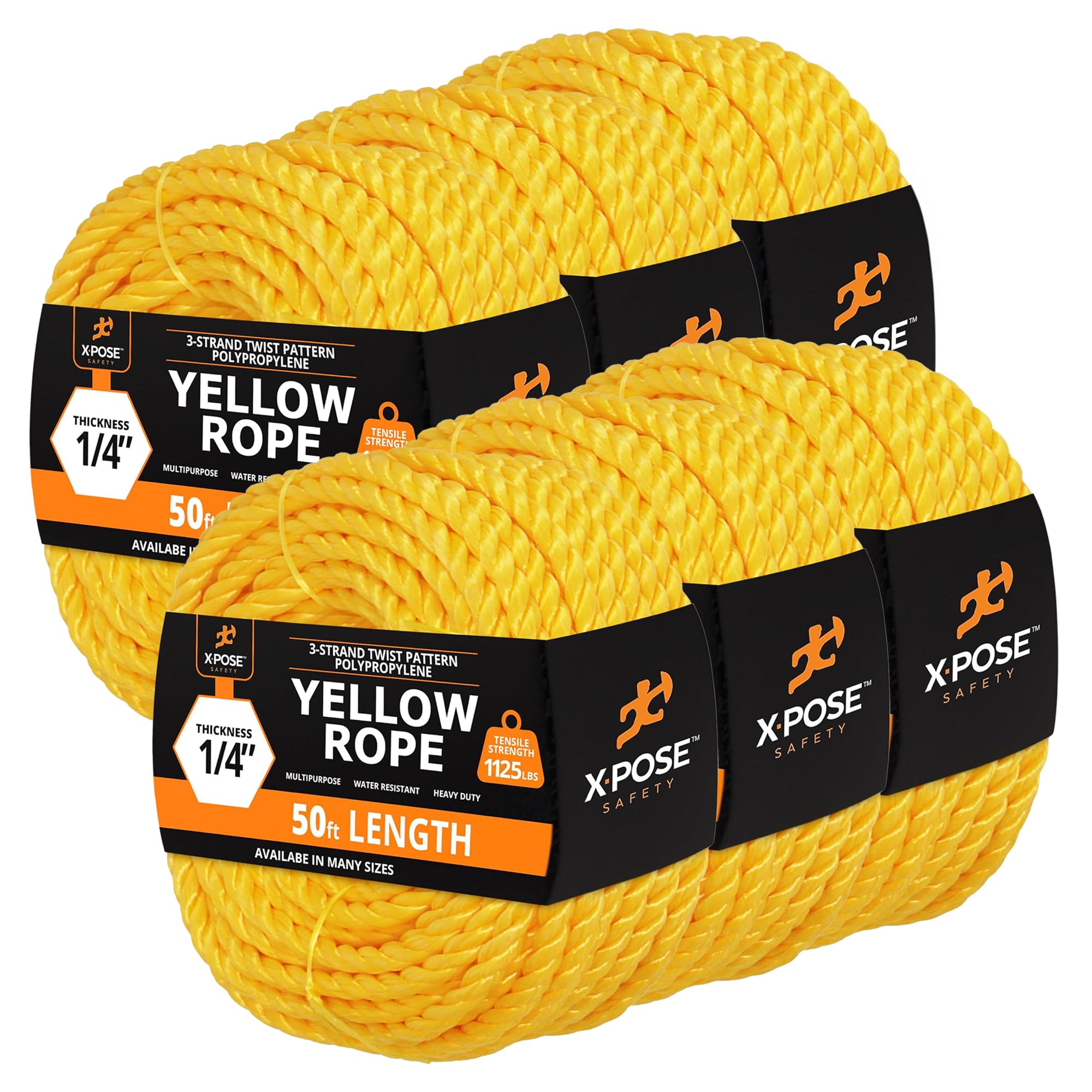 Yellow Twisted Poly Rope