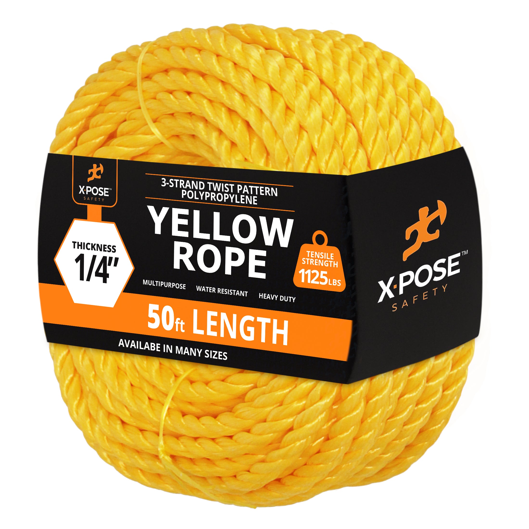 Yellow Twisted Poly Rope