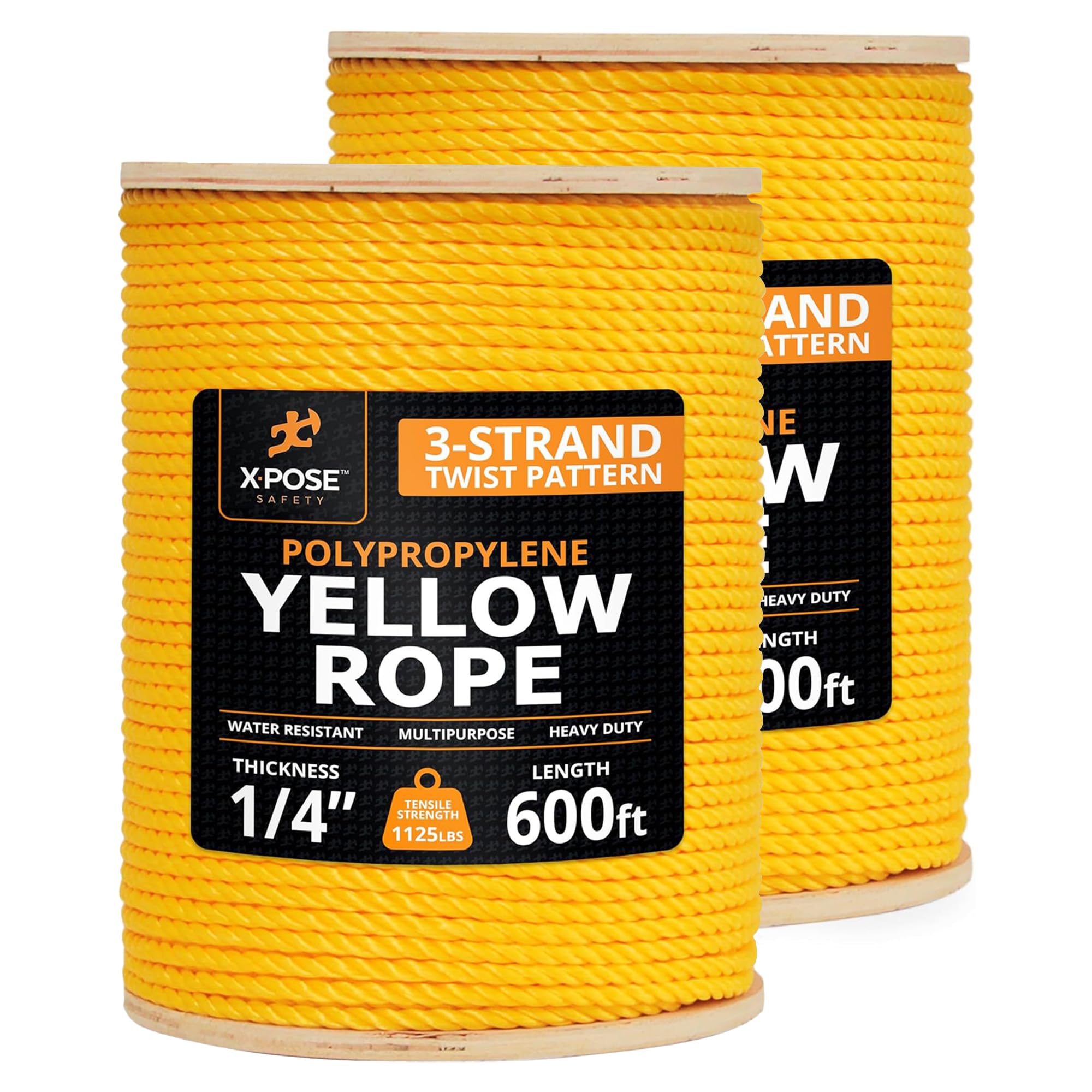 Yellow Twisted Poly Rope