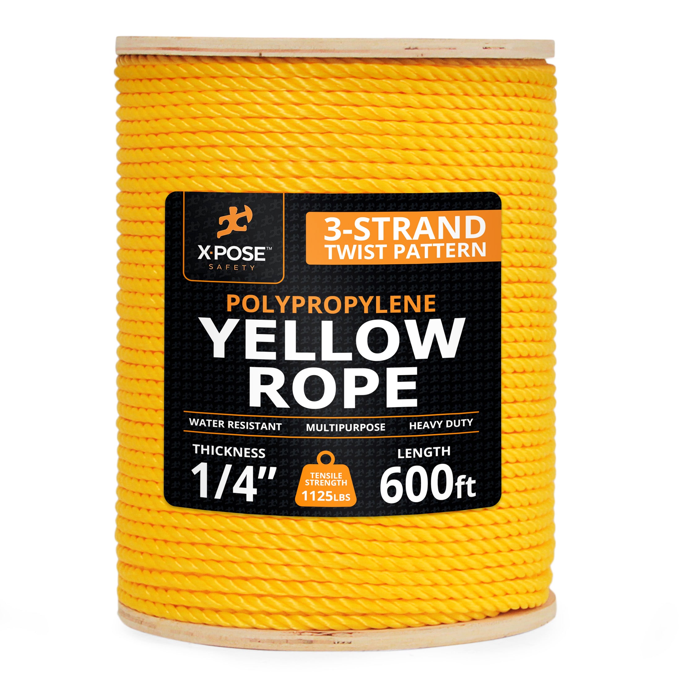 Yellow Twisted Poly Rope