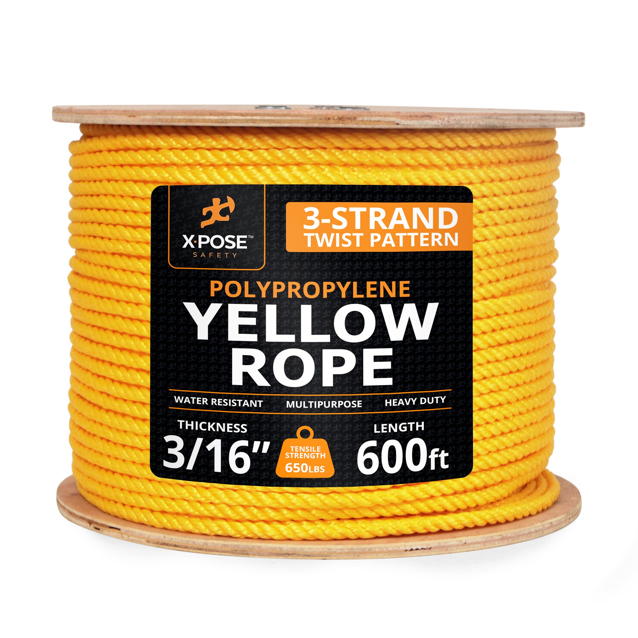 Yellow Twisted Poly Rope