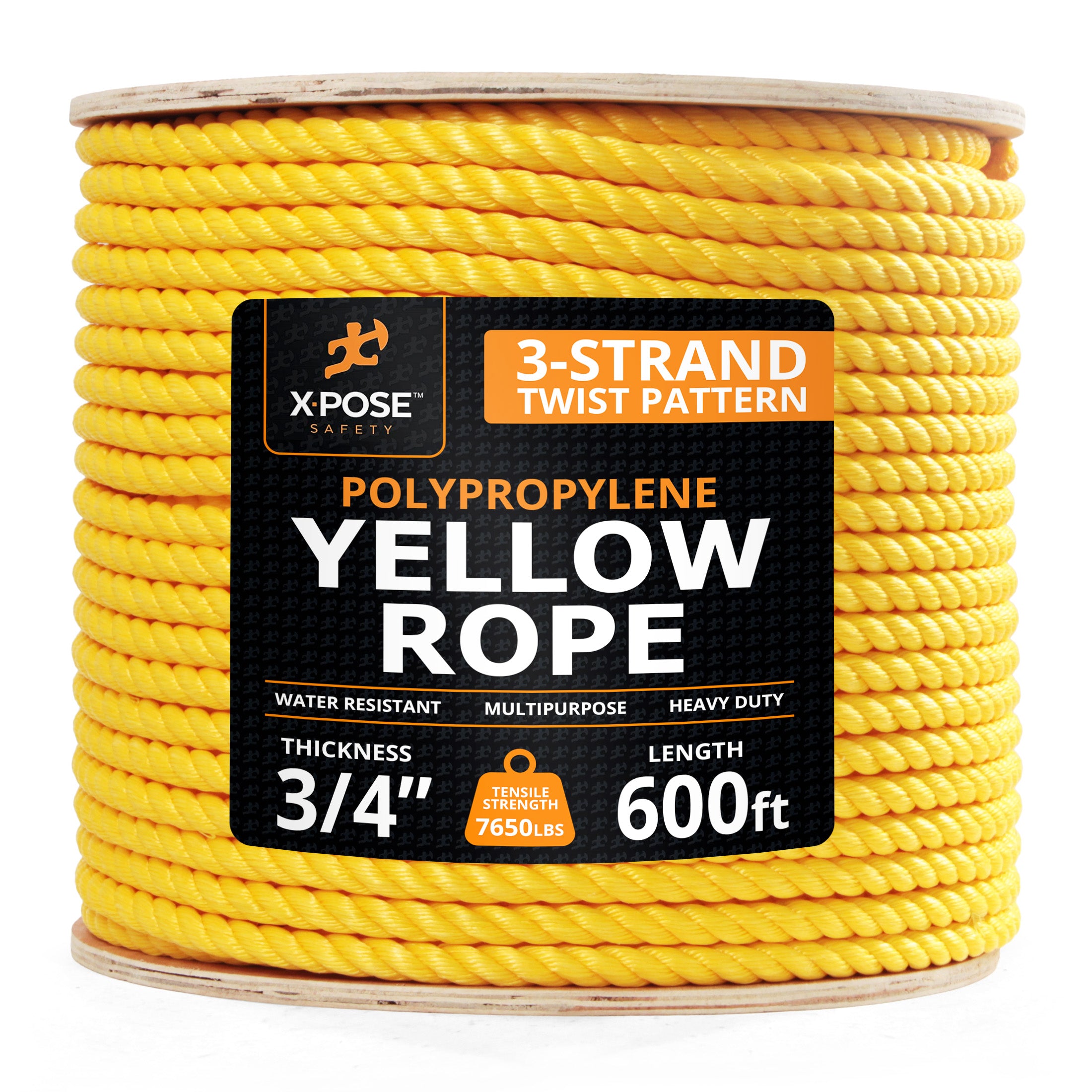 Yellow Twisted Poly Rope