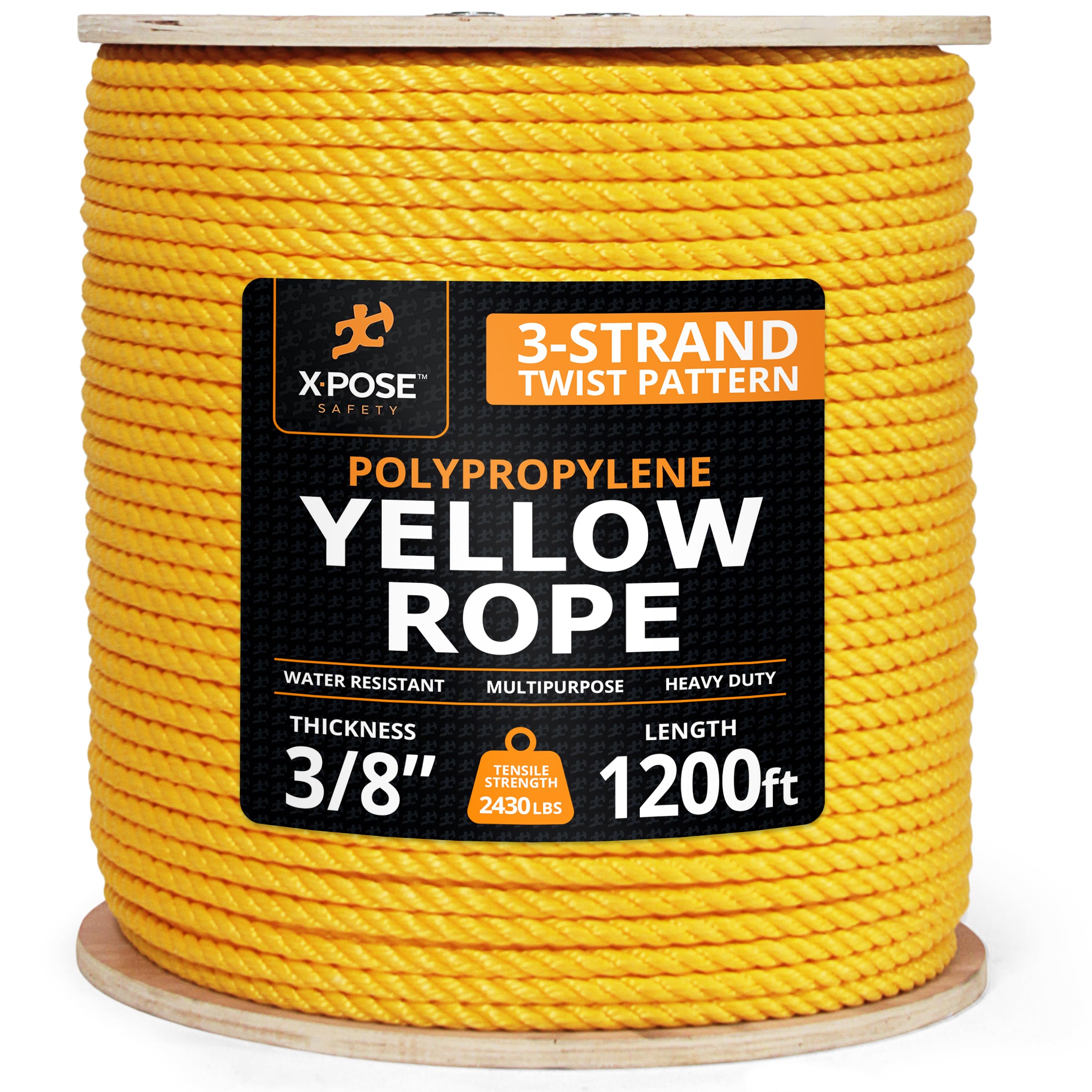 Yellow Twisted Poly Rope