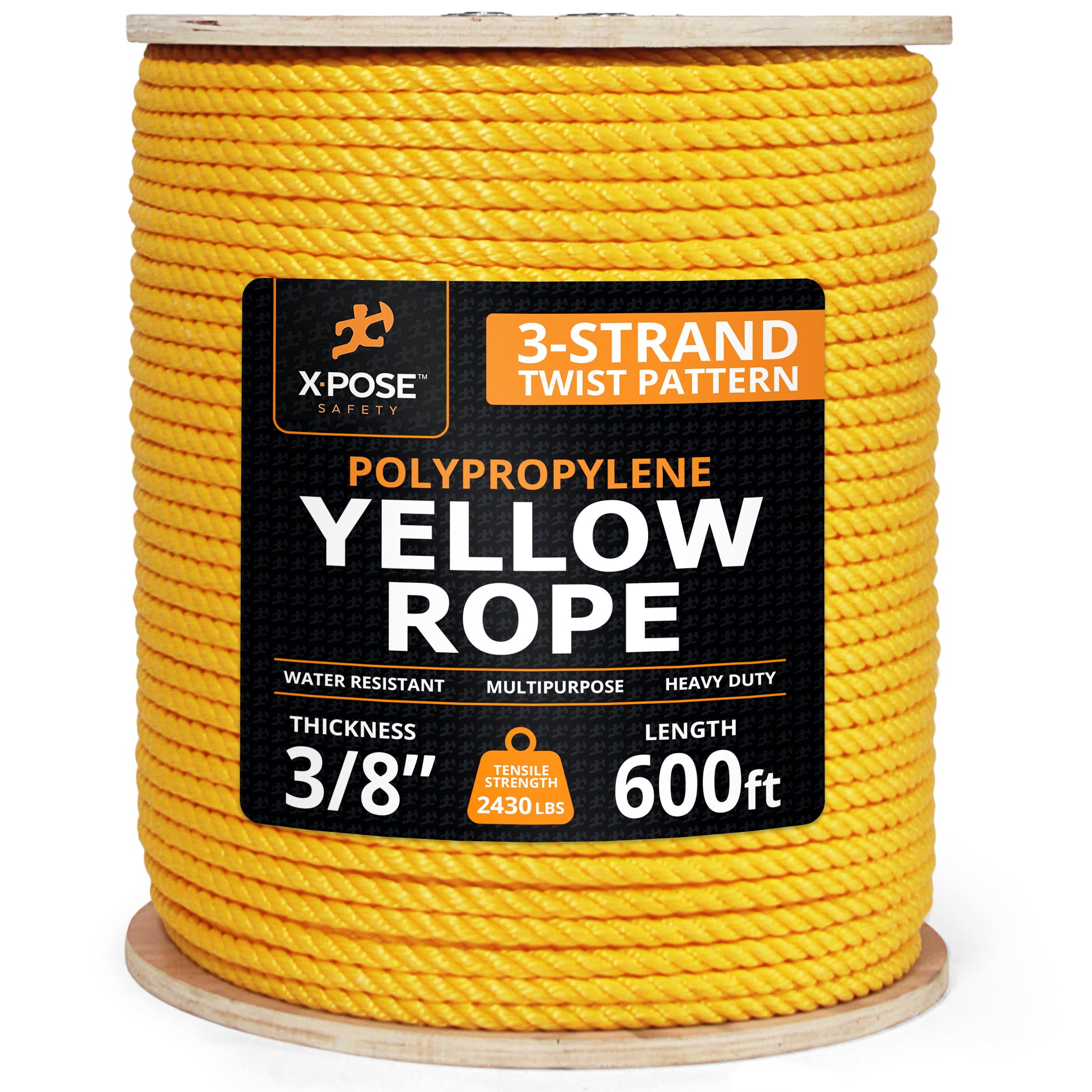 Yellow Twisted Poly Rope