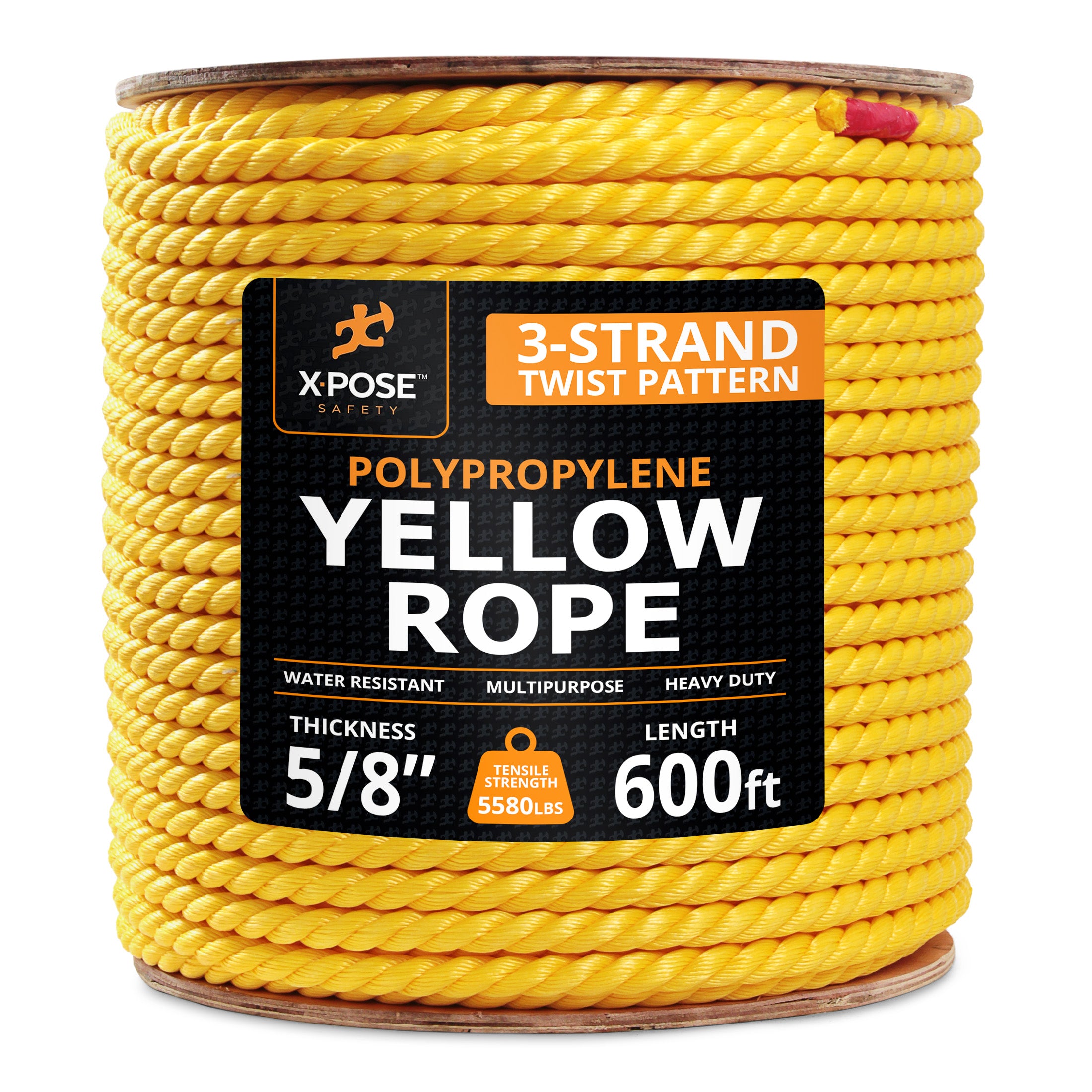 Yellow Twisted Poly Rope