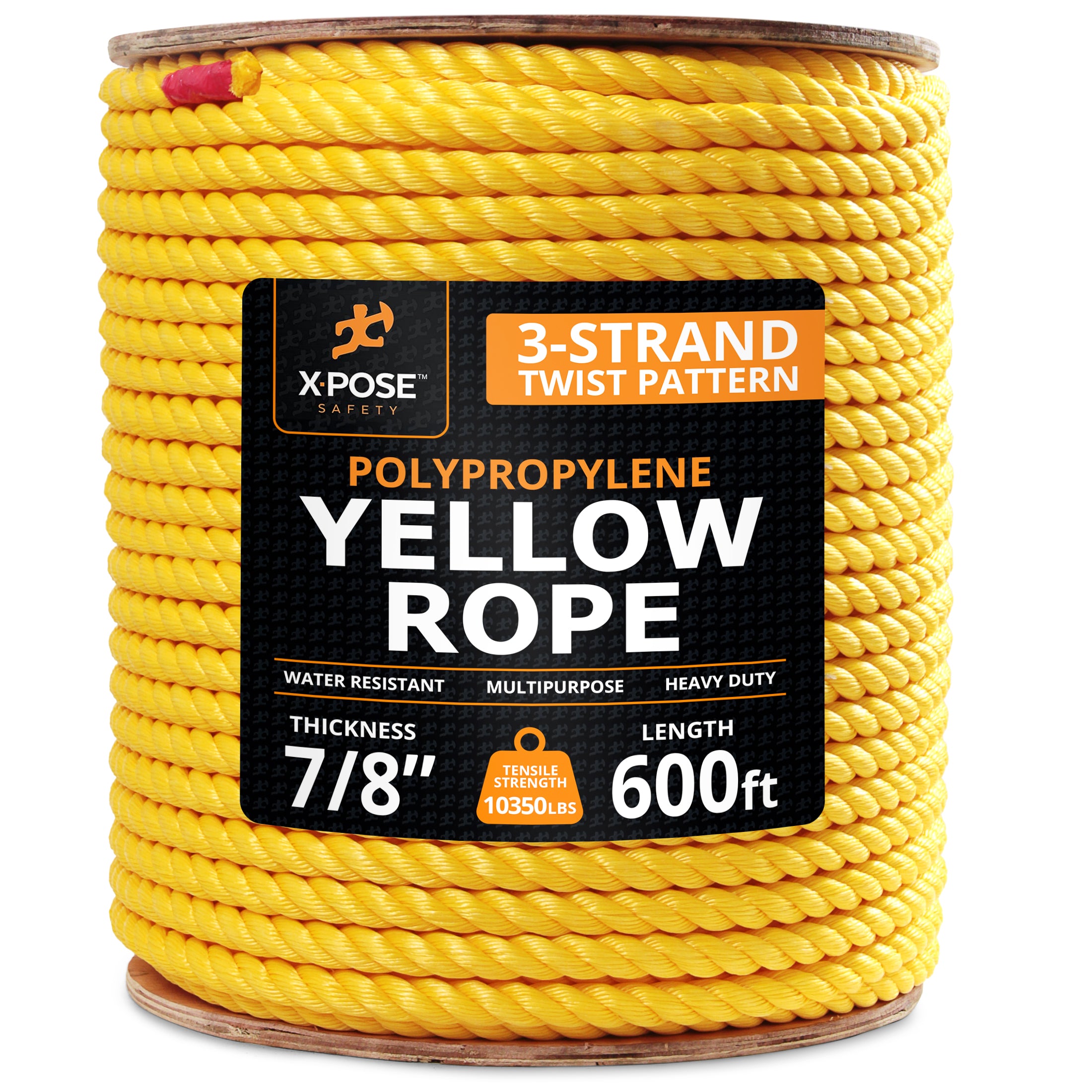 Yellow Twisted Poly Rope