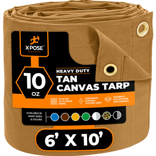 Tan Canvas Tarps 10oz