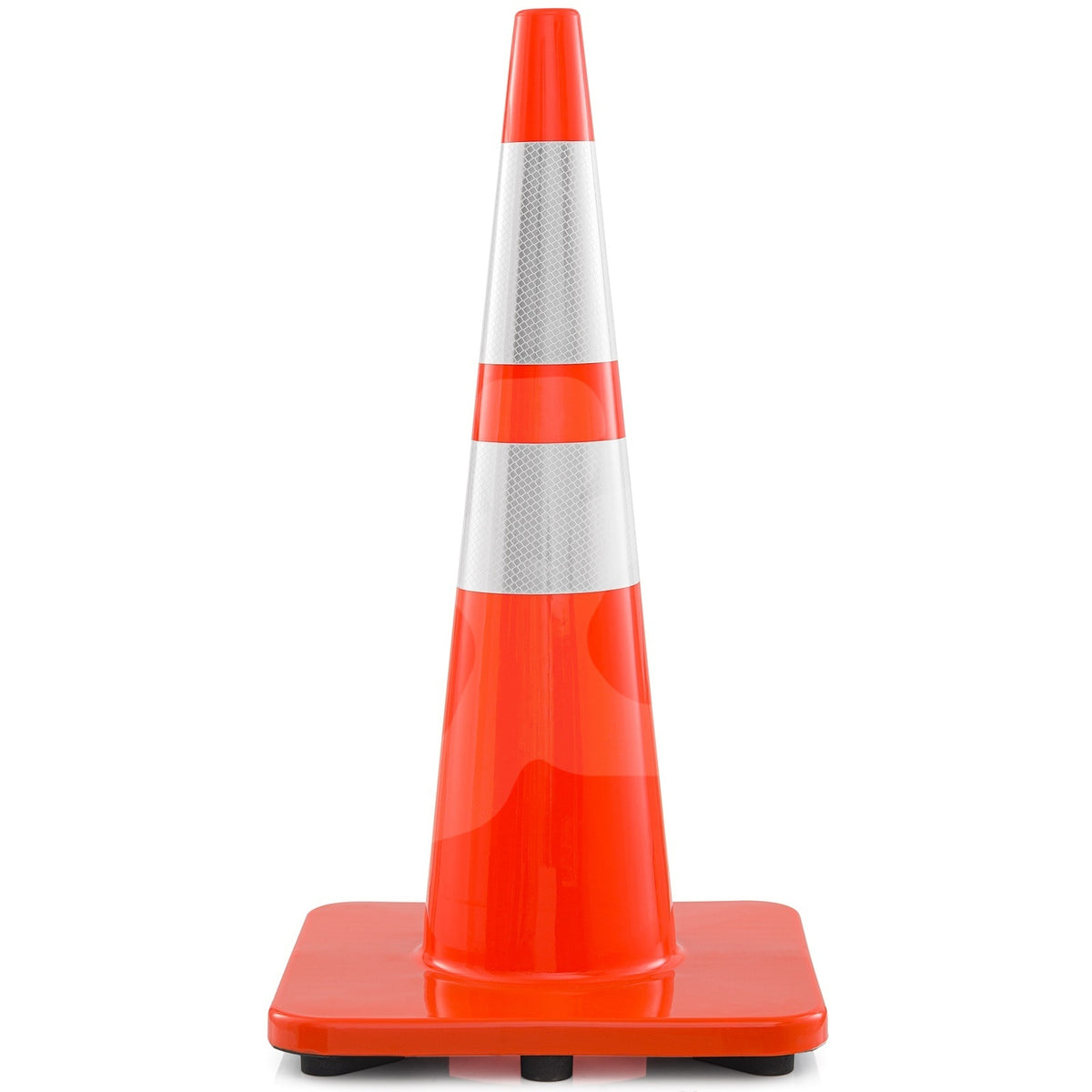 28" Slimline All Orange Traffic Cone