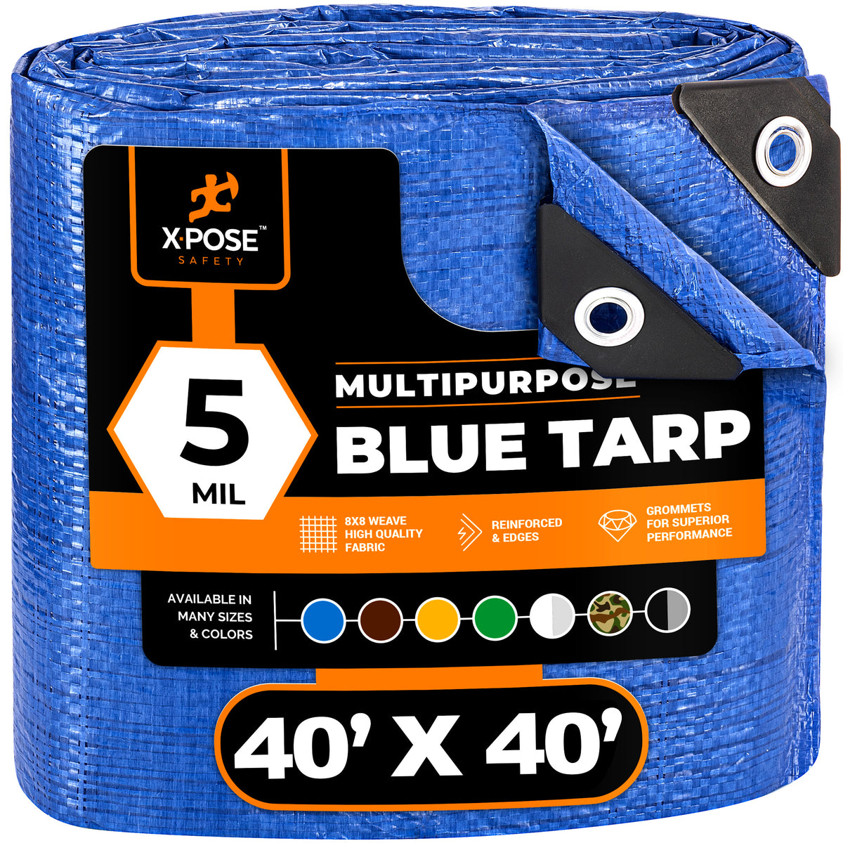 5 Mil Blue Poly Tarps